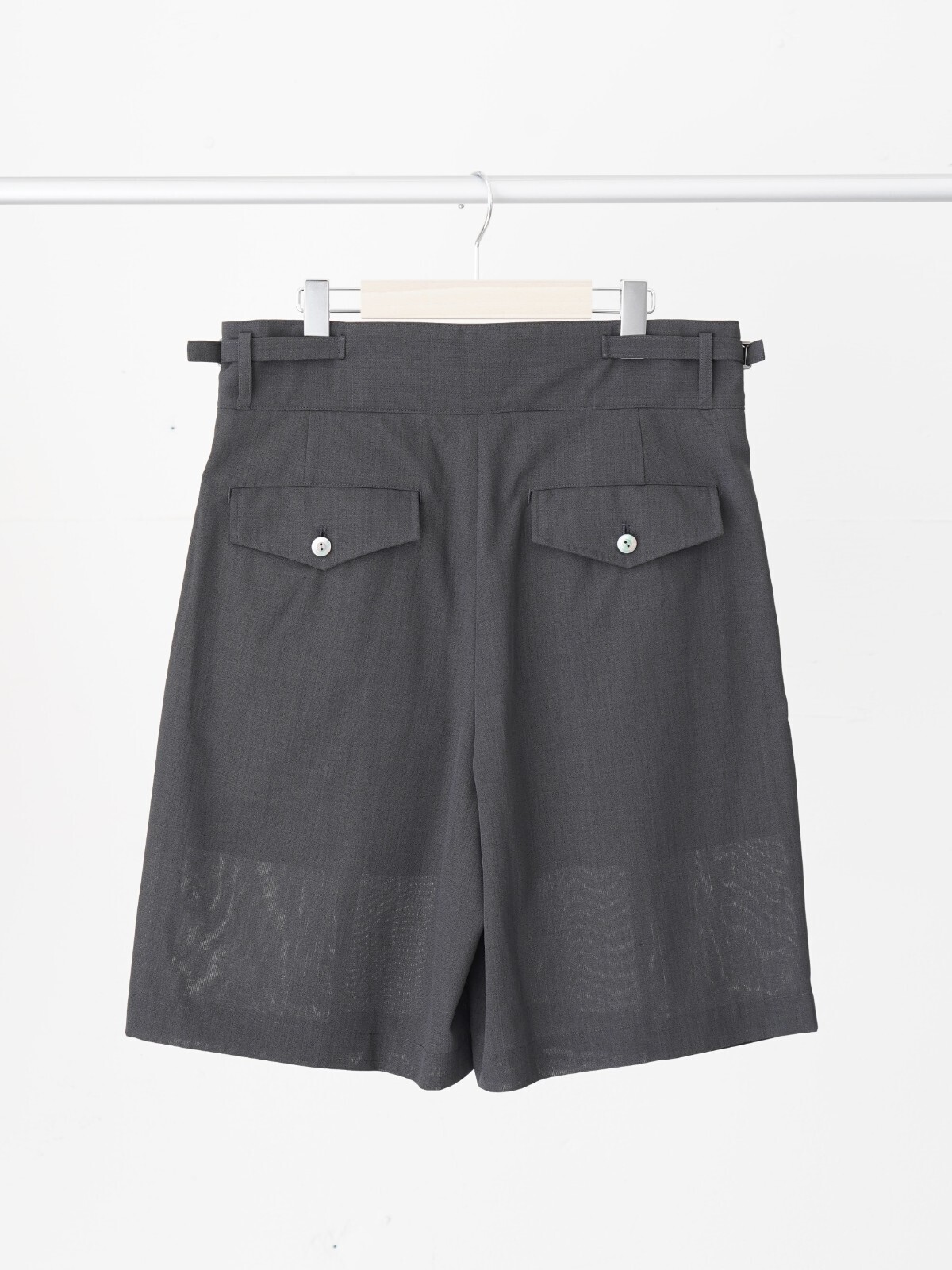 IRENISA 男裝 TWO TUCKS WIDE SHORTS 圖片18