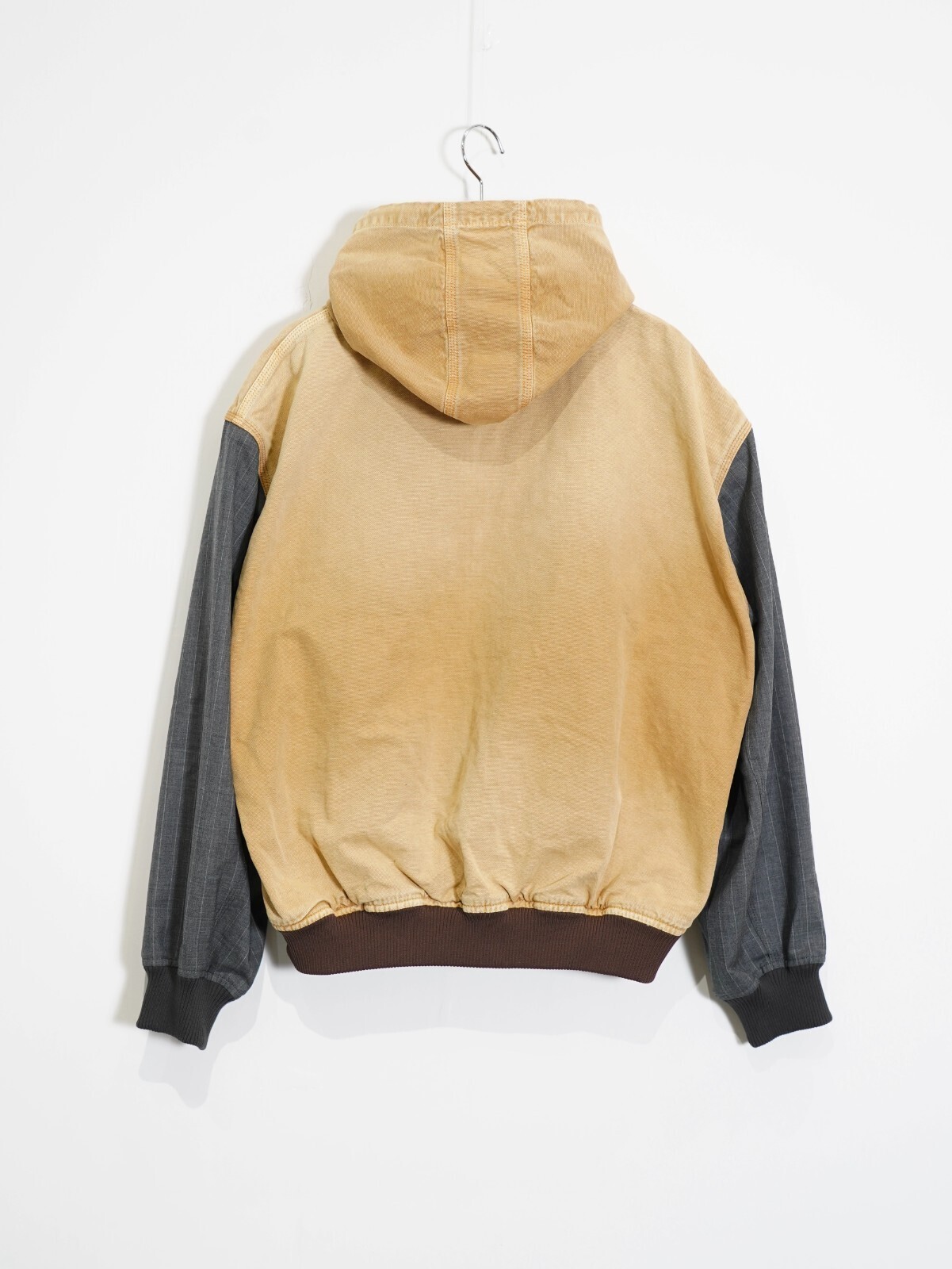 【関税込み】KHOKI ブラック Vintage-Effect ワークジャケット Black Vintage-Effect Work Jacket by Khoki on Sale