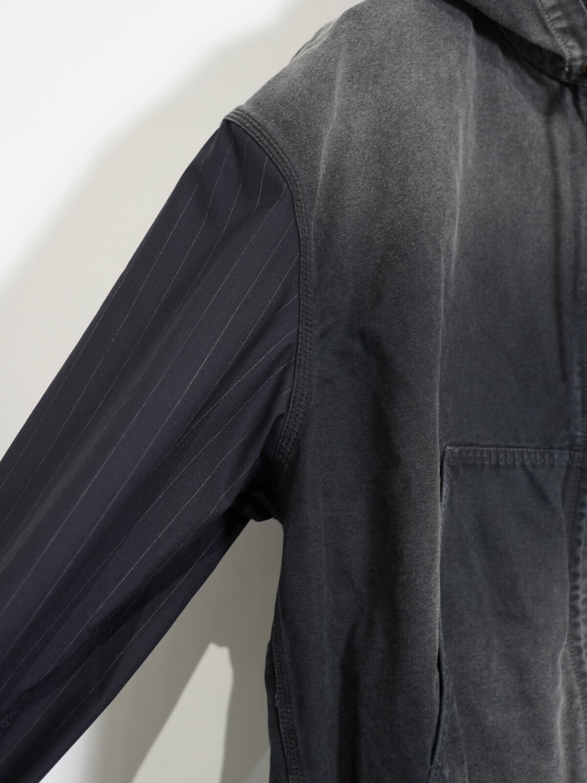 KHOKI MENS Vintage-effect work jacket IMAGE19