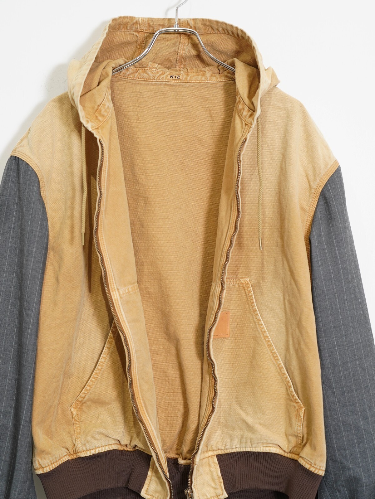 KHOKI MENS Vintage-effect work jacket IMAGE5