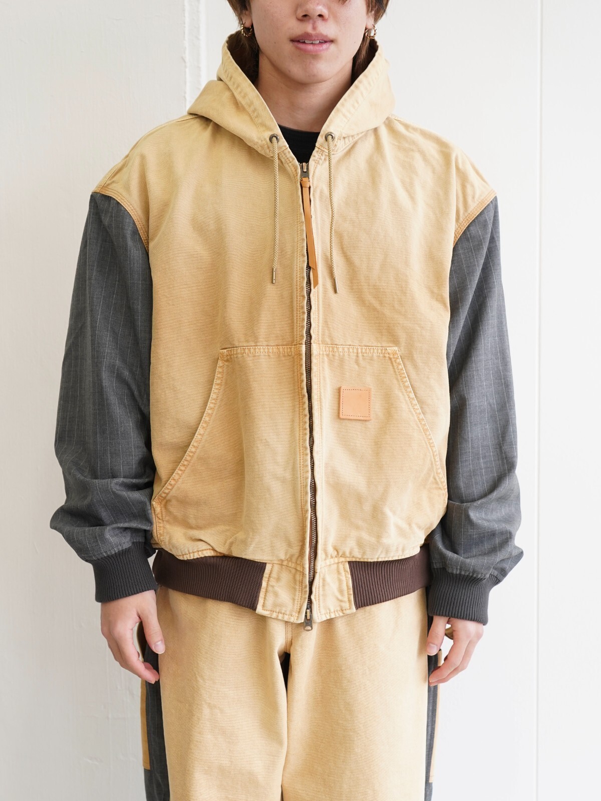 Vintage-effect work jacket - KHOKI MENS｜Official Online