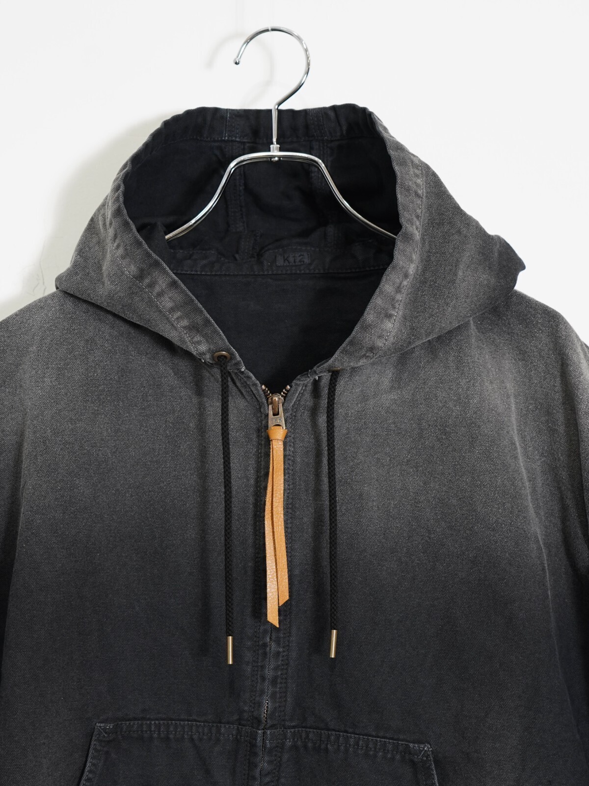 KHOKI MENS Vintage-effect work jacket IMAGE17