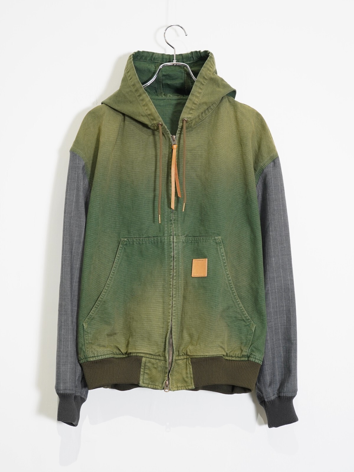 KHOKI MENS Vintage-effect work jacket IMAGE12