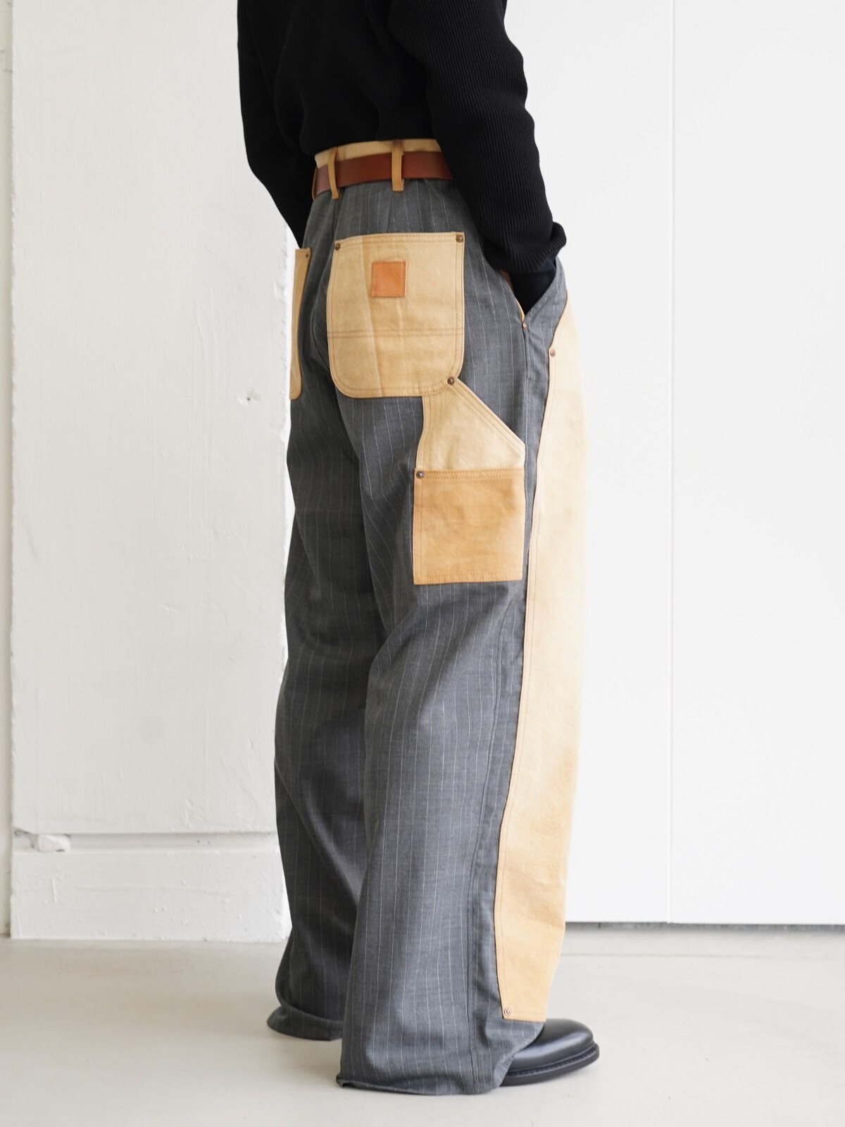 KHOKI 男士 Vintage-effect work pants 圖片5