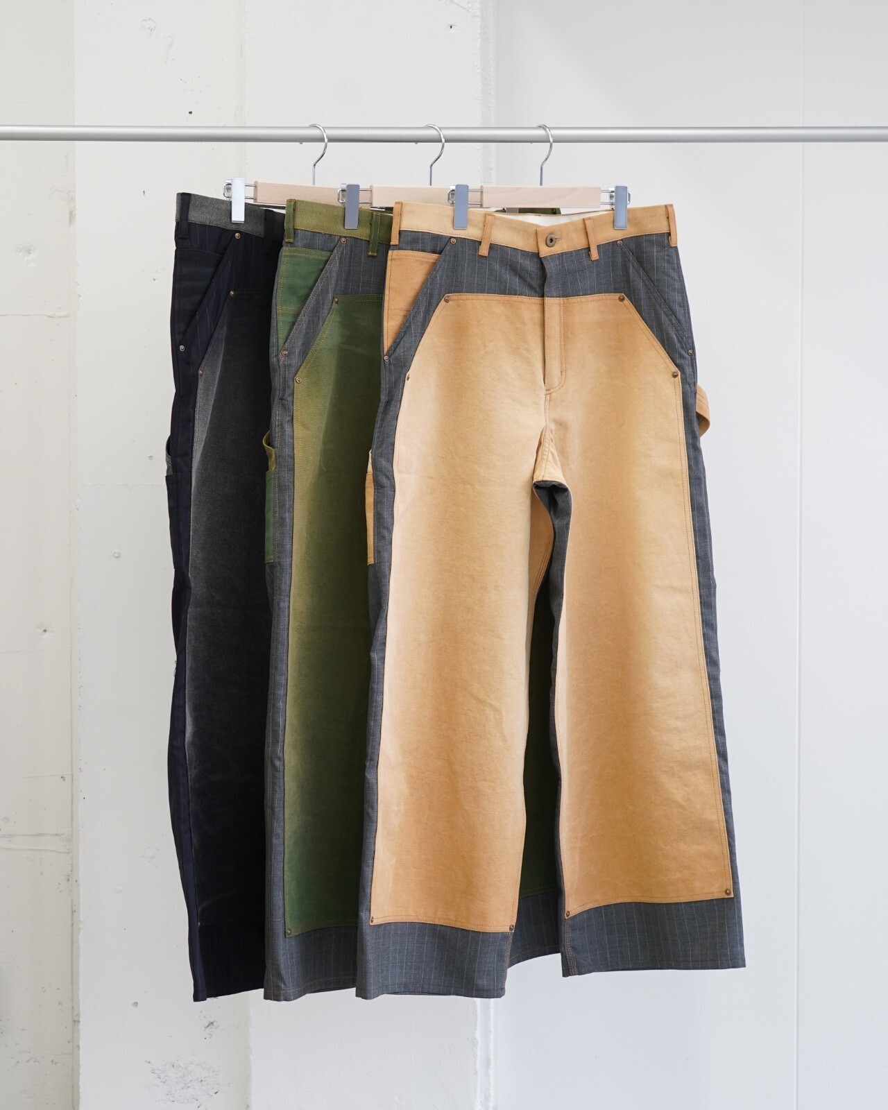 KHOKI 男士 Vintage-effect work pants 圖片34