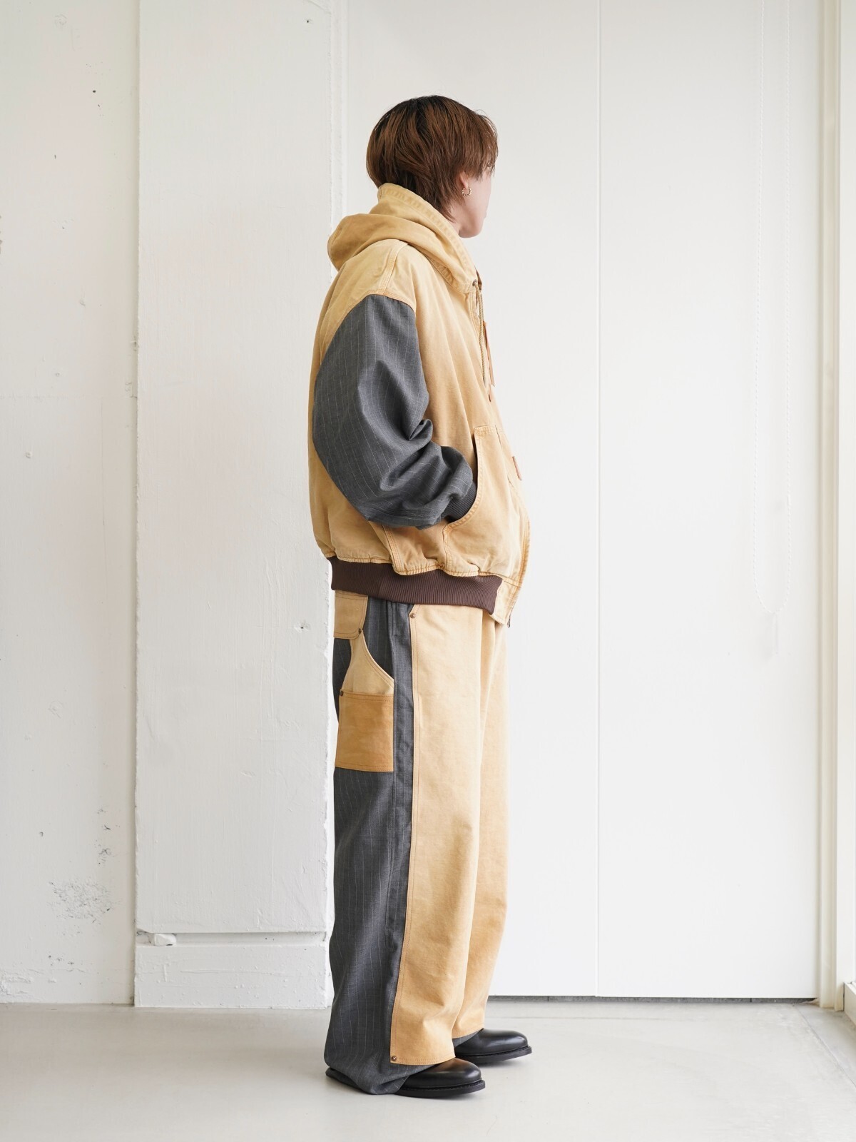 KHOKI 男士 Vintage-effect work pants 圖片6