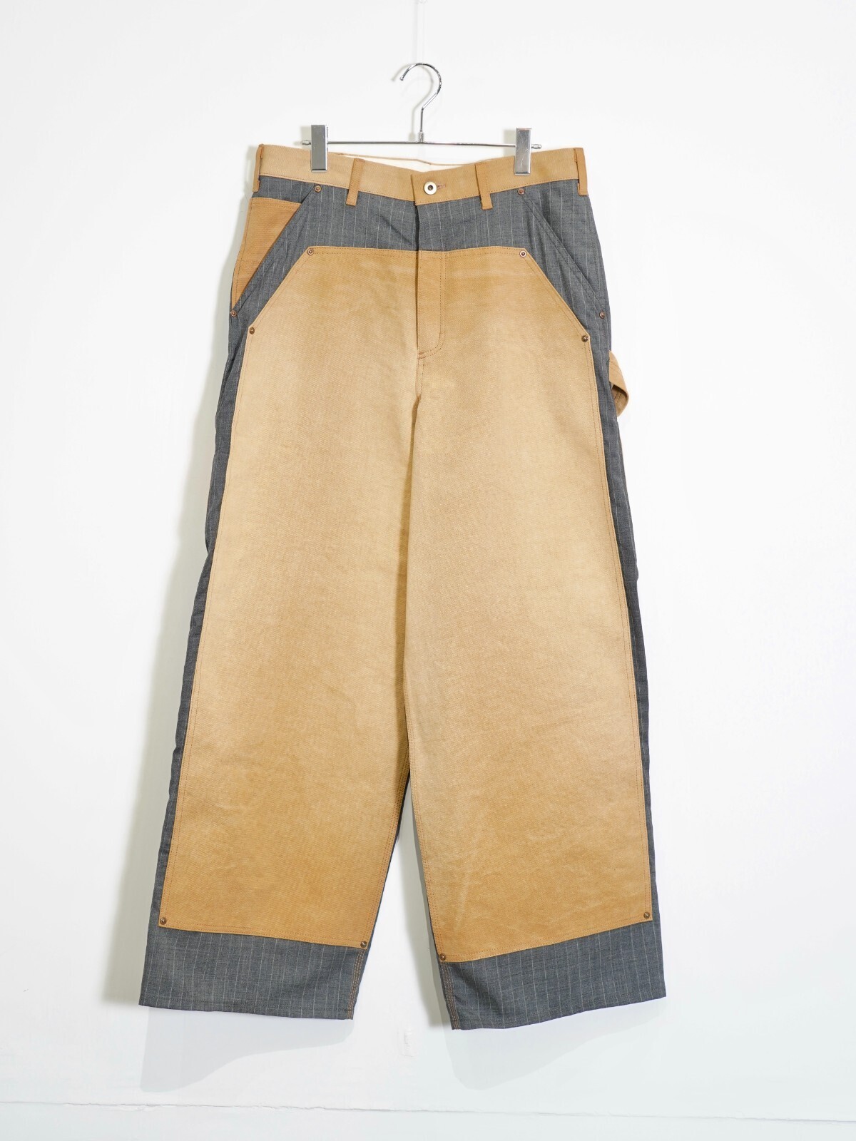 KHOKI 男士 Vintage-effect work pants 圖片7