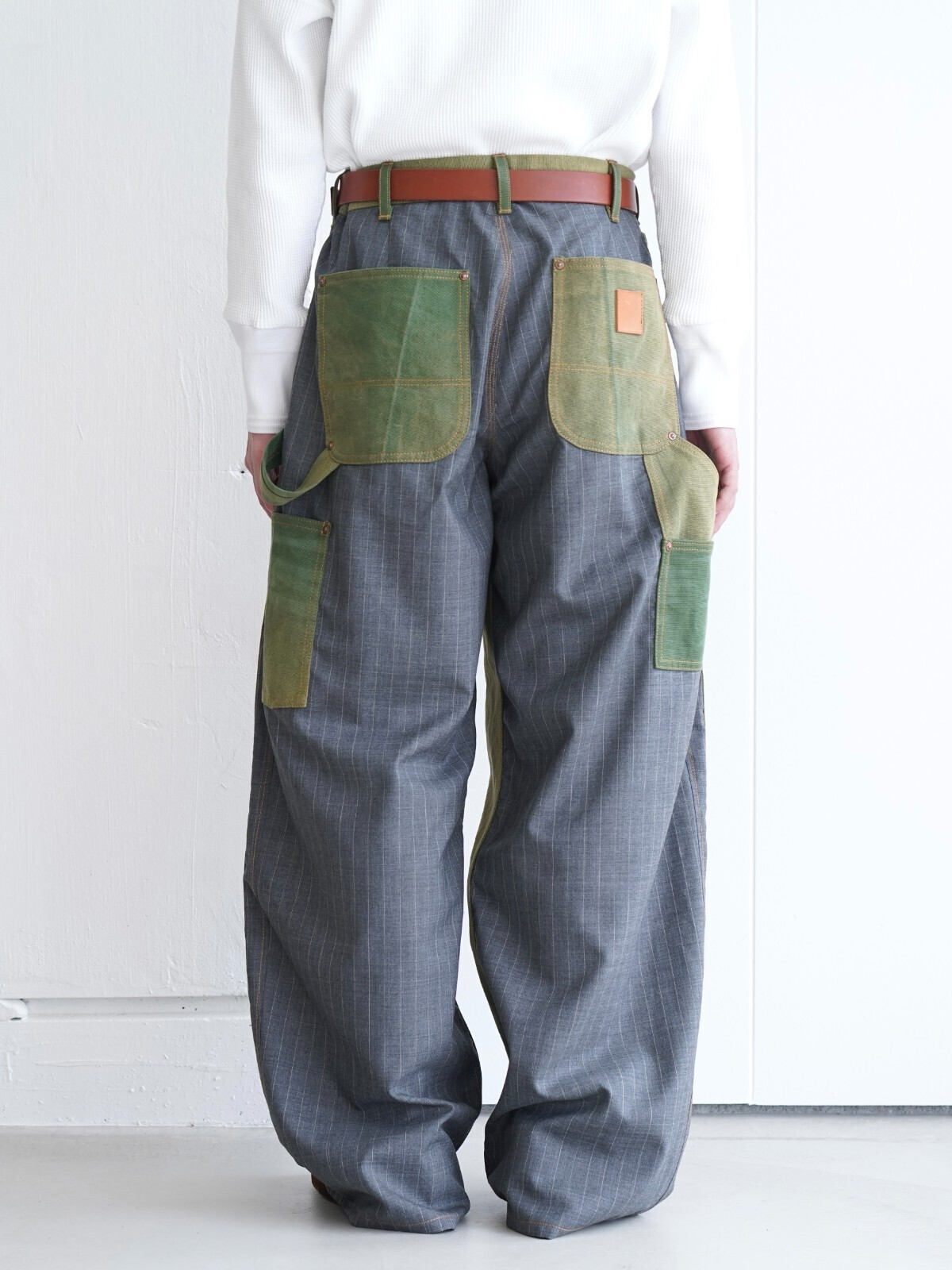 KHOKI 男士 Vintage-effect work pants 圖片32