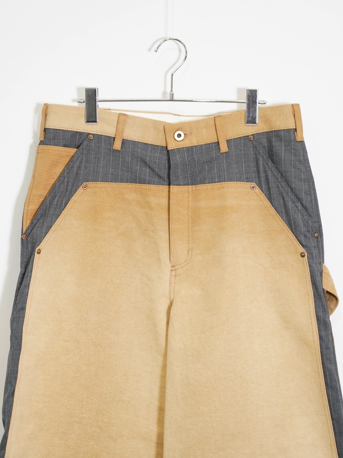 KHOKI 男士 Vintage-effect work pants 圖片9