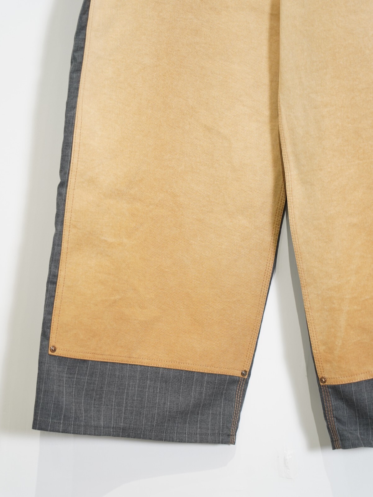 KHOKI 男士 Vintage-effect work pants 圖片10