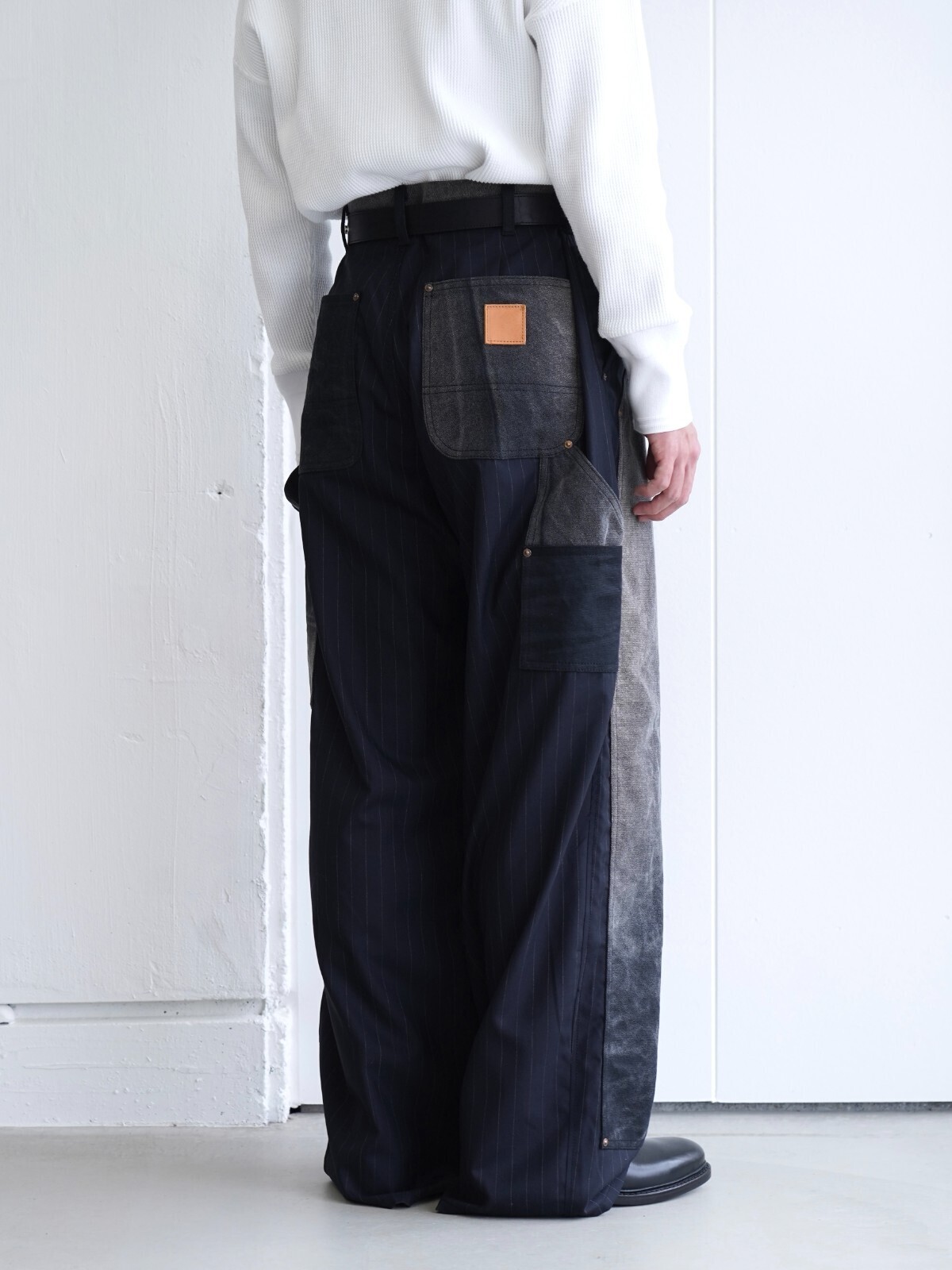 KHOKI 男士 Vintage-effect work pants 圖片18