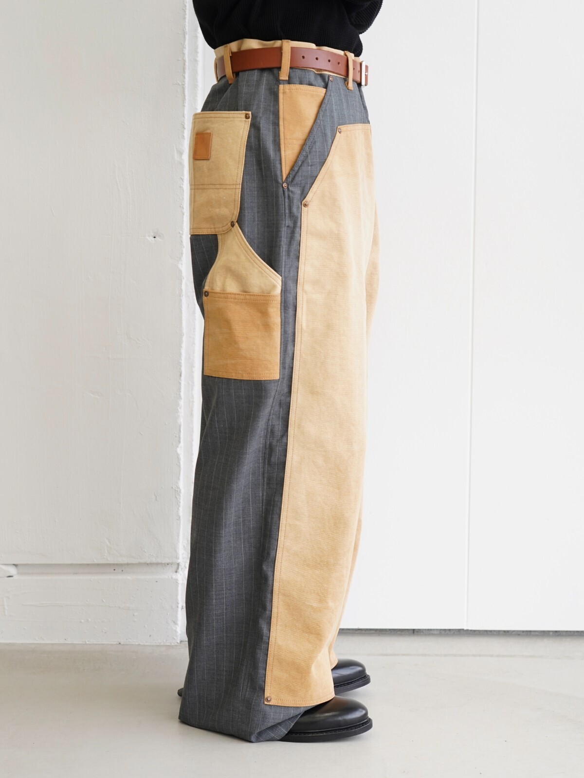 KHOKI 男士 Vintage-effect work pants 圖片3