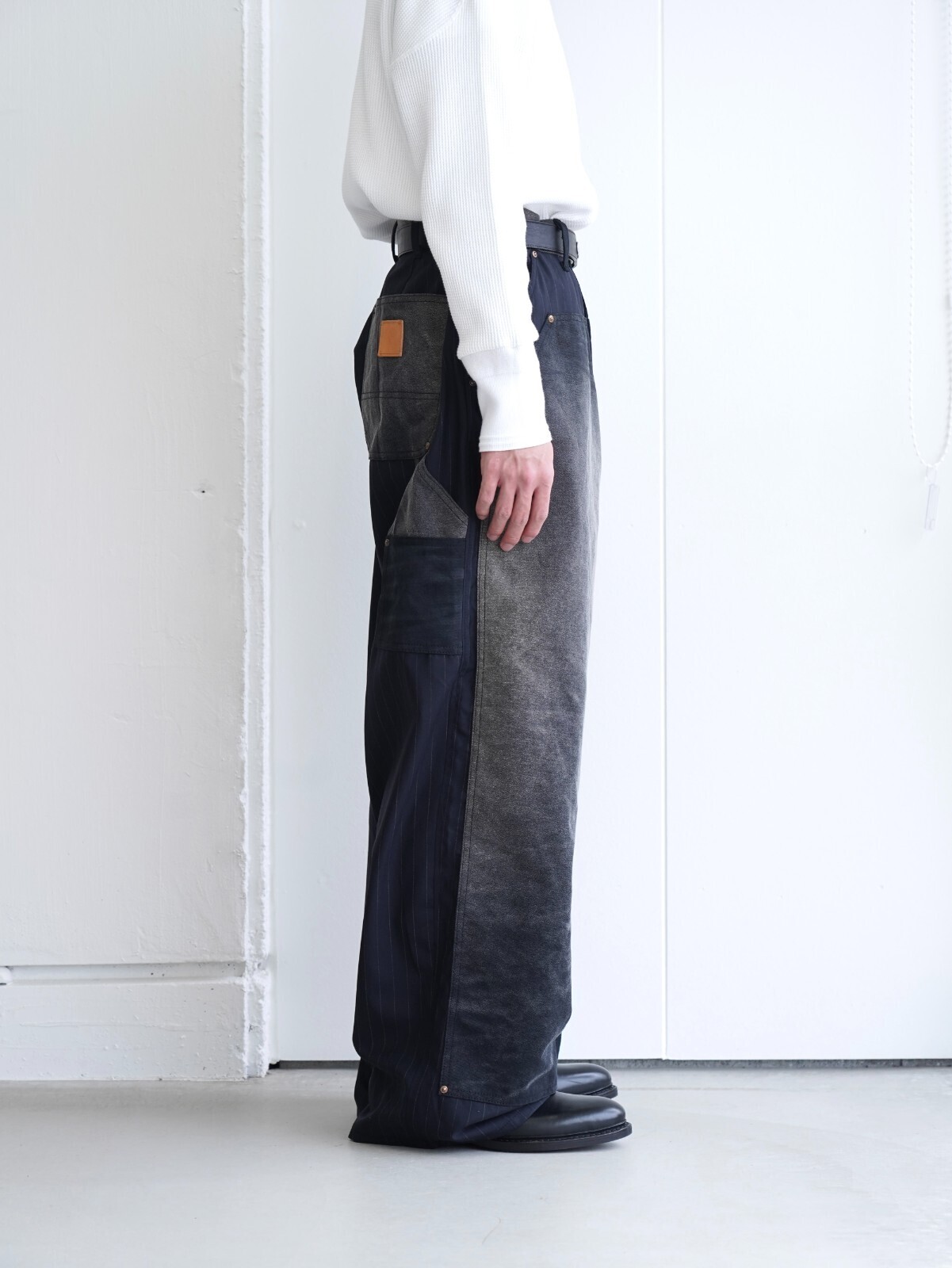KHOKI 男士 Vintage-effect work pants 圖片15