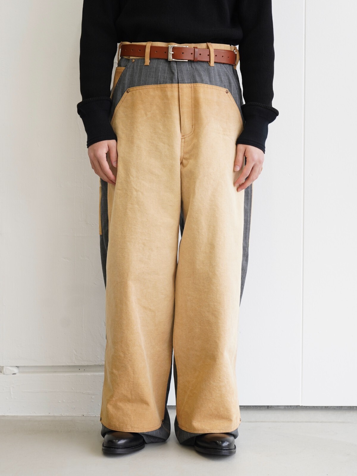 KHOKI 男士 Vintage-effect work pants 圖片2
