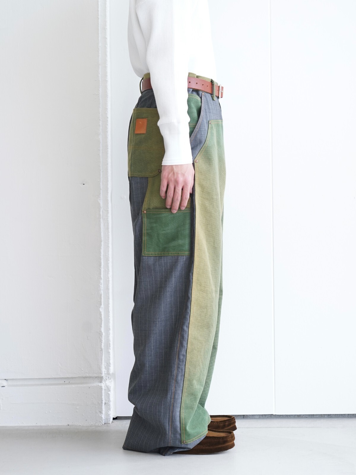 KHOKI 男士 Vintage-effect work pants 圖片31