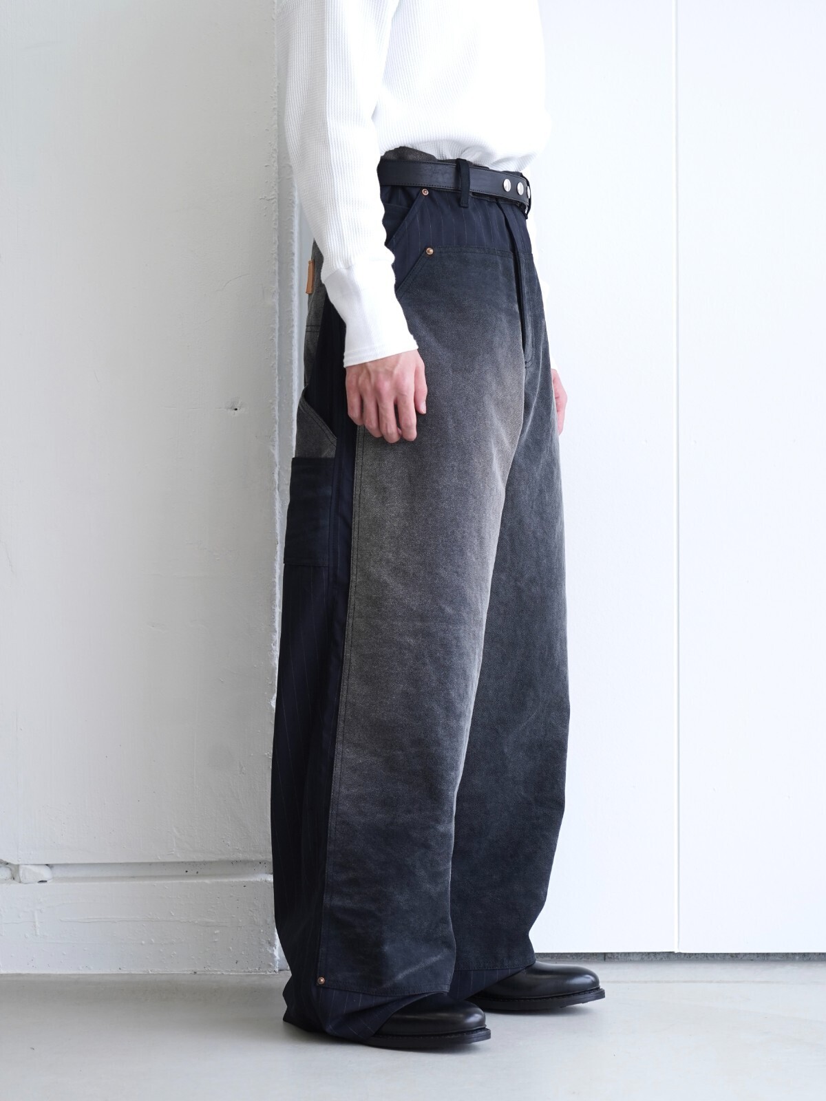KHOKI 男士 Vintage-effect work pants 圖片17