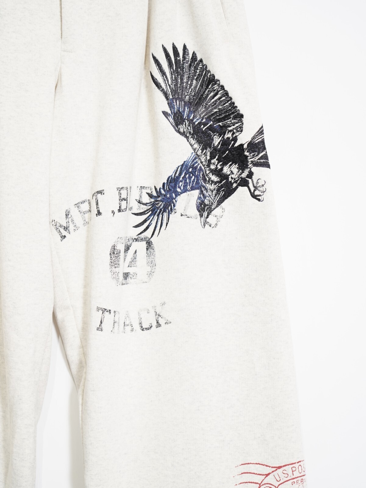 コッキ メンズ マルチエンボディードデザイン スウェットパンツ 画像14