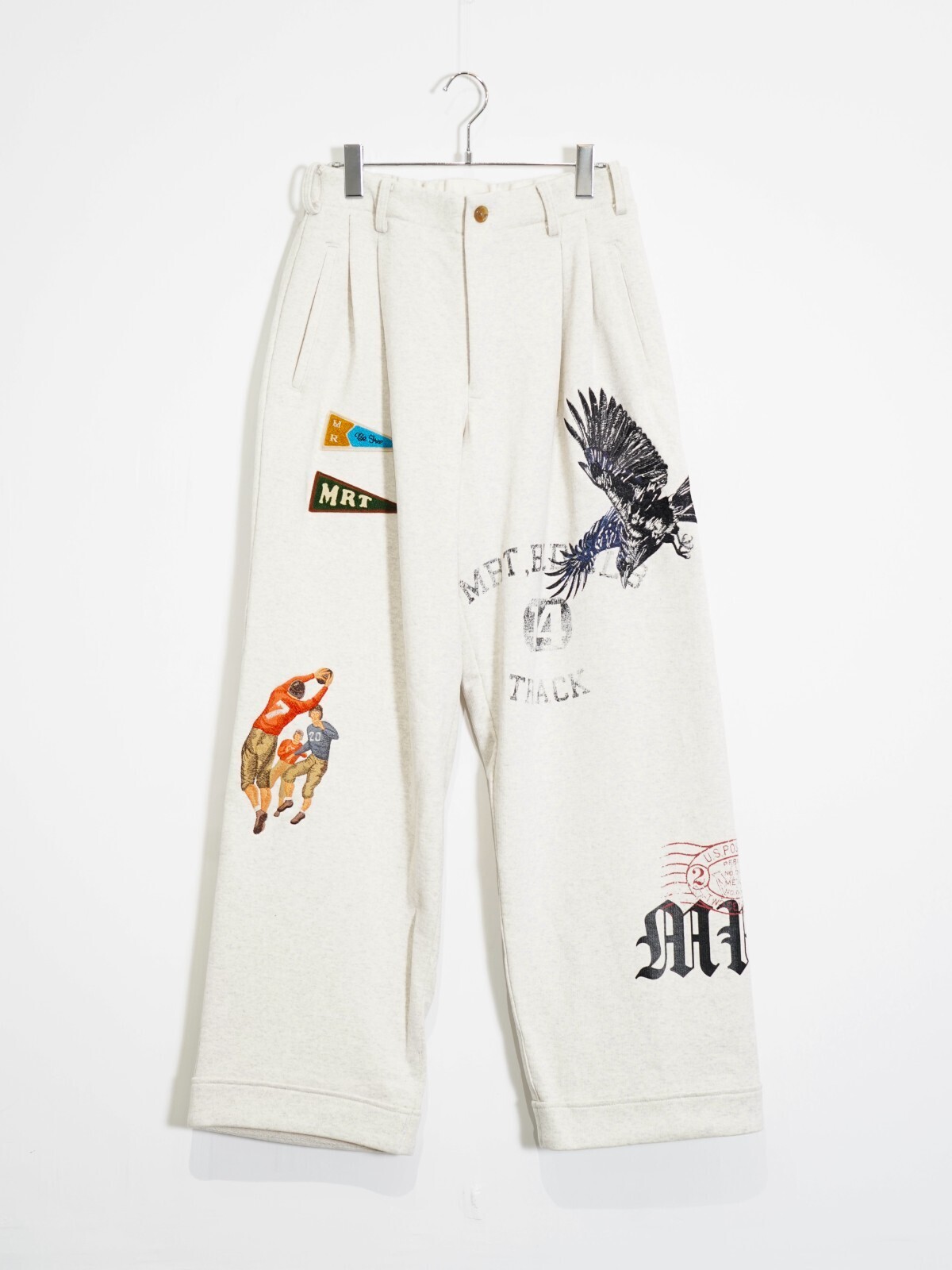 KHOKI MENS Multi embodied-design sweatpants IMAGE11