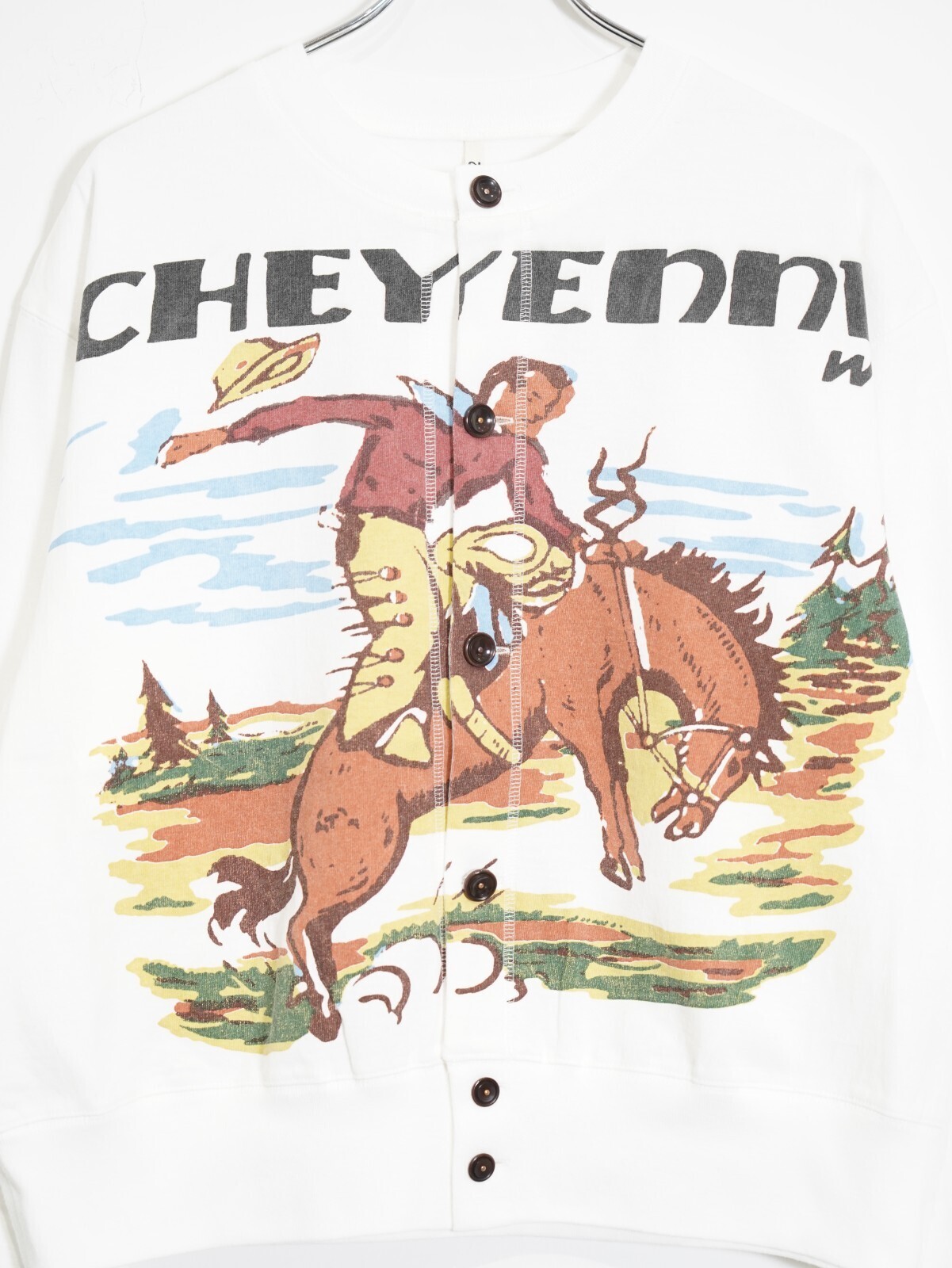 KHOKI MENS Cowboy-print cardigan IMAGE14