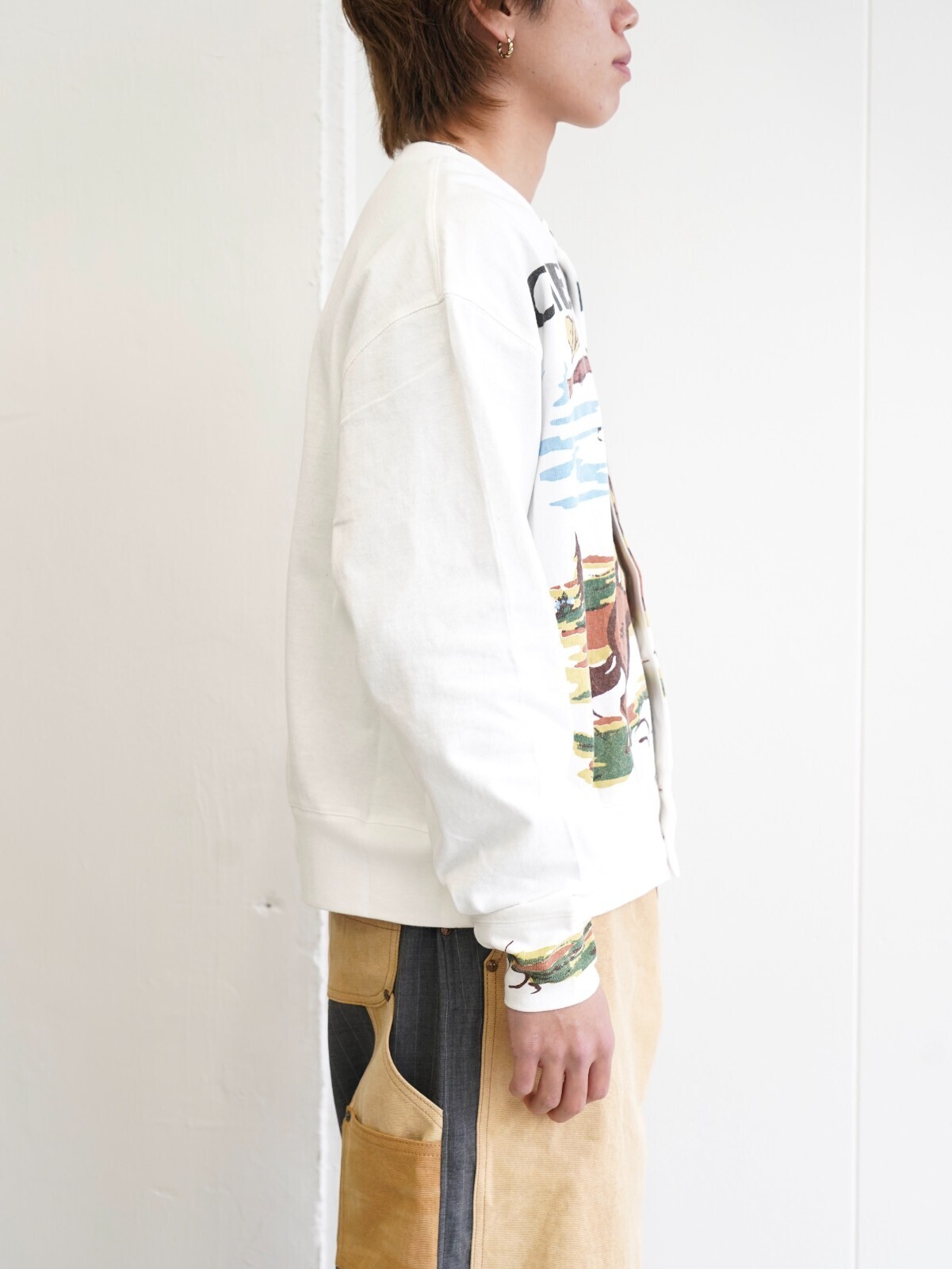 KHOKI MENS Cowboy-print cardigan IMAGE18