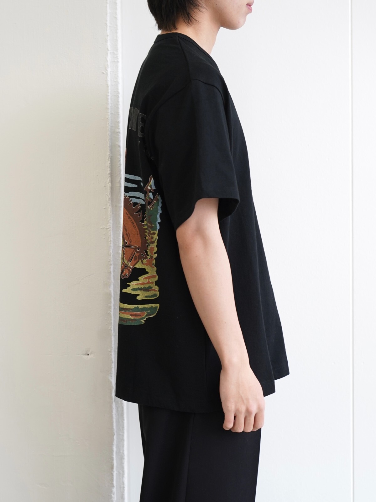 KHOKI 男士 Cowboy-print T-shirt 图片5