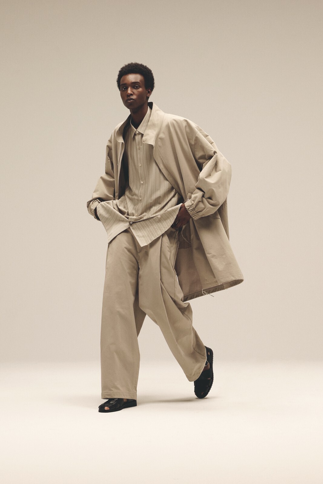 KANEMASA PHIL. 女士 & 男士 46G Atmosphere Stripe L/S Shirt 圖片9