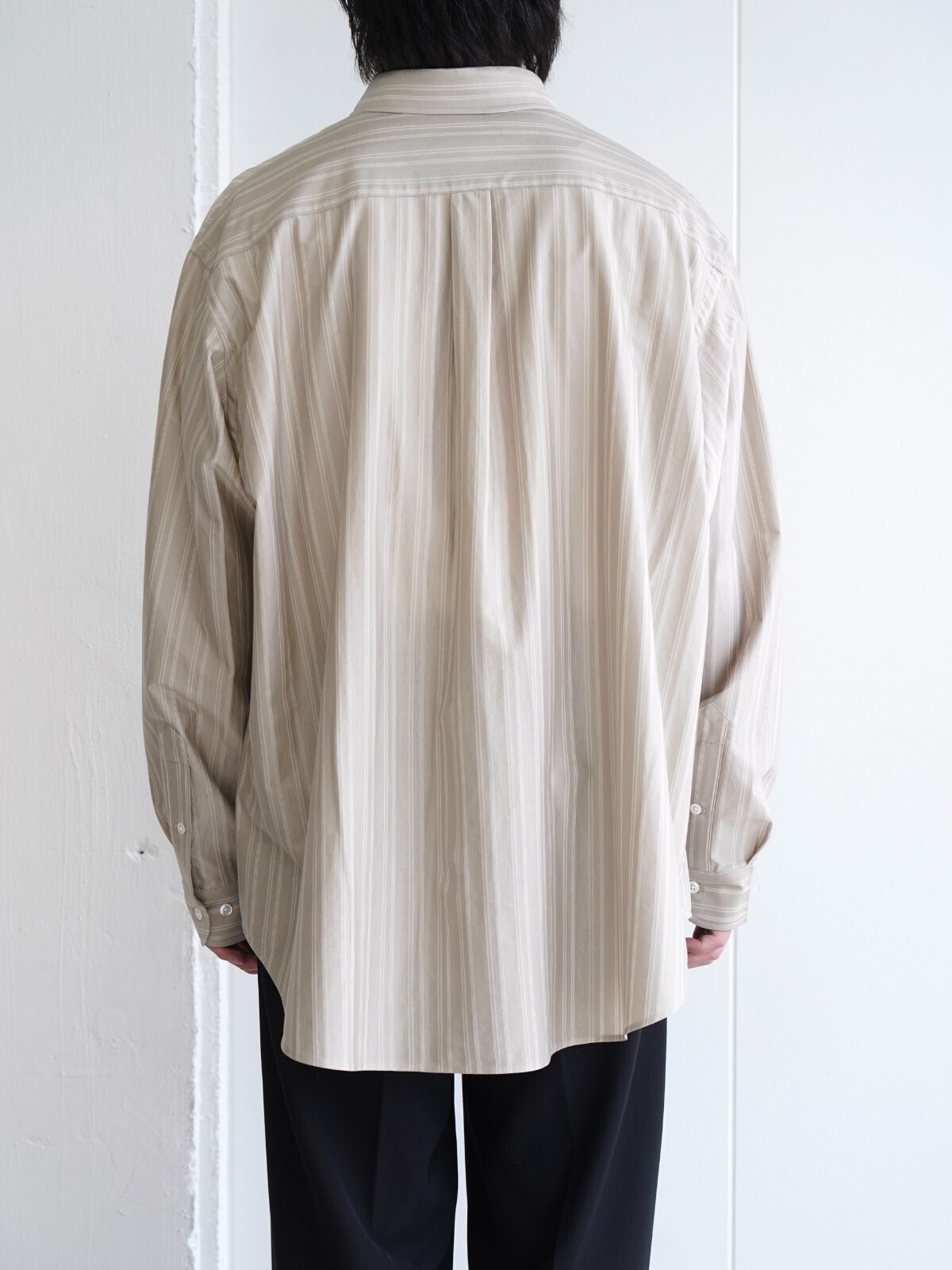 KANEMASA PHIL. 女士 & 男士 46G Atmosphere Stripe L/S Shirt 圖片7