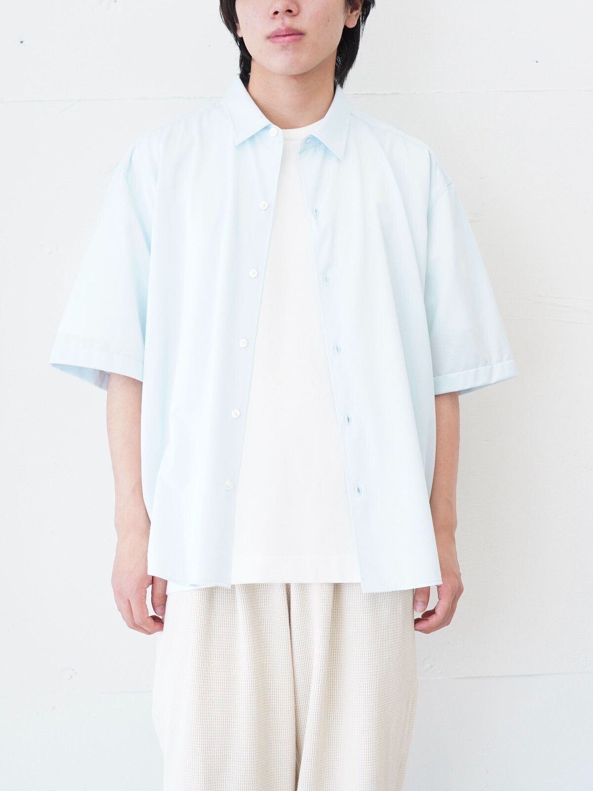 KANEMASA PHIL. WOMENS & MENS 46G Atmosphere S/S Shirt IMAGE5