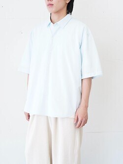 カネマサフィル(KANEMASA PHIL.) 女士 & 男士 46G Atmosphere S/S Shirt sax M