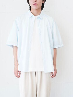 KANEMASA PHIL. WOMENS & MENS 46G Atmosphere S/S Shirt IMAGE5