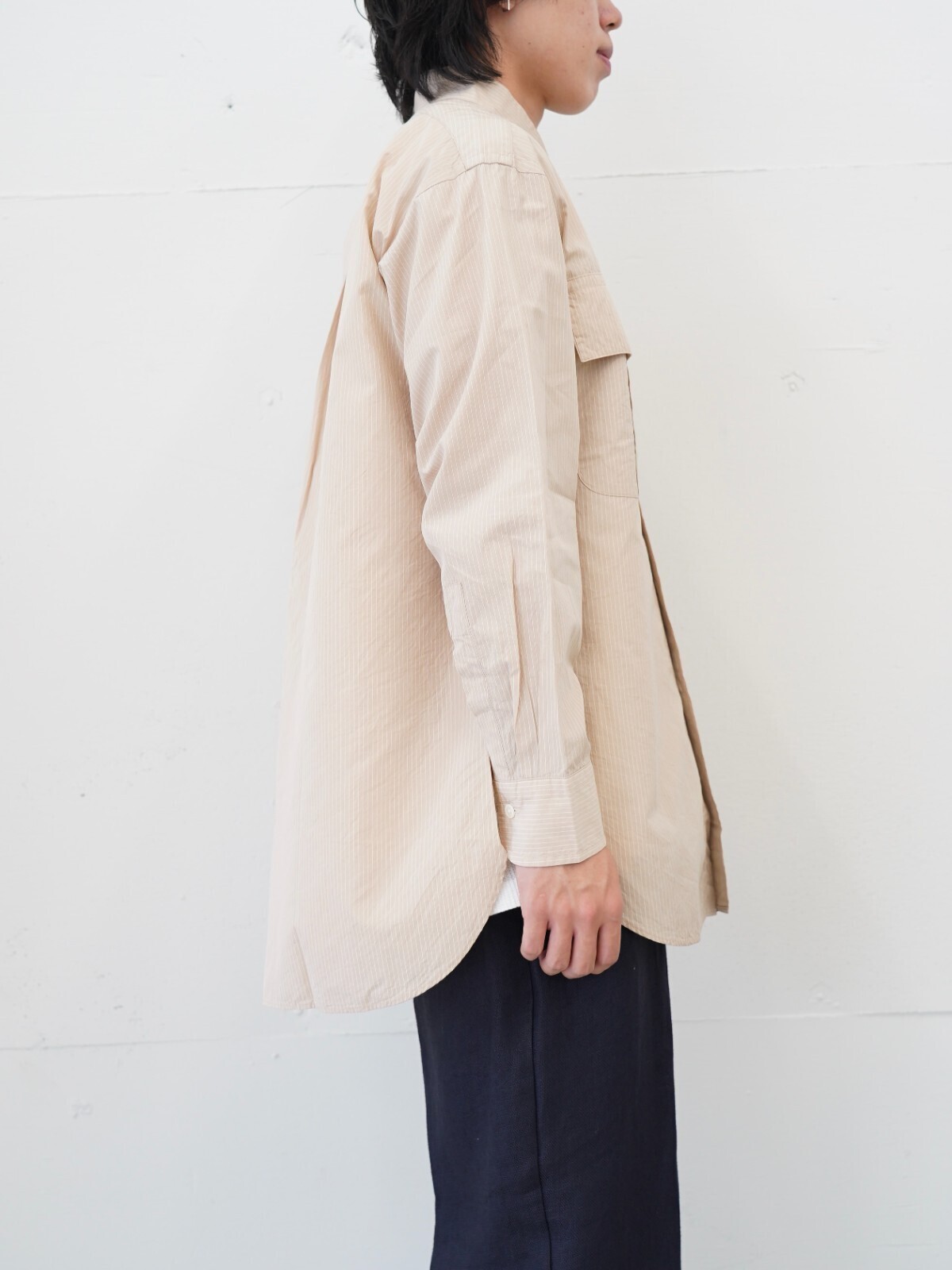 KAPTAIN SUNSHINE MENS Stand Collar Safari Shirt IMAGE2