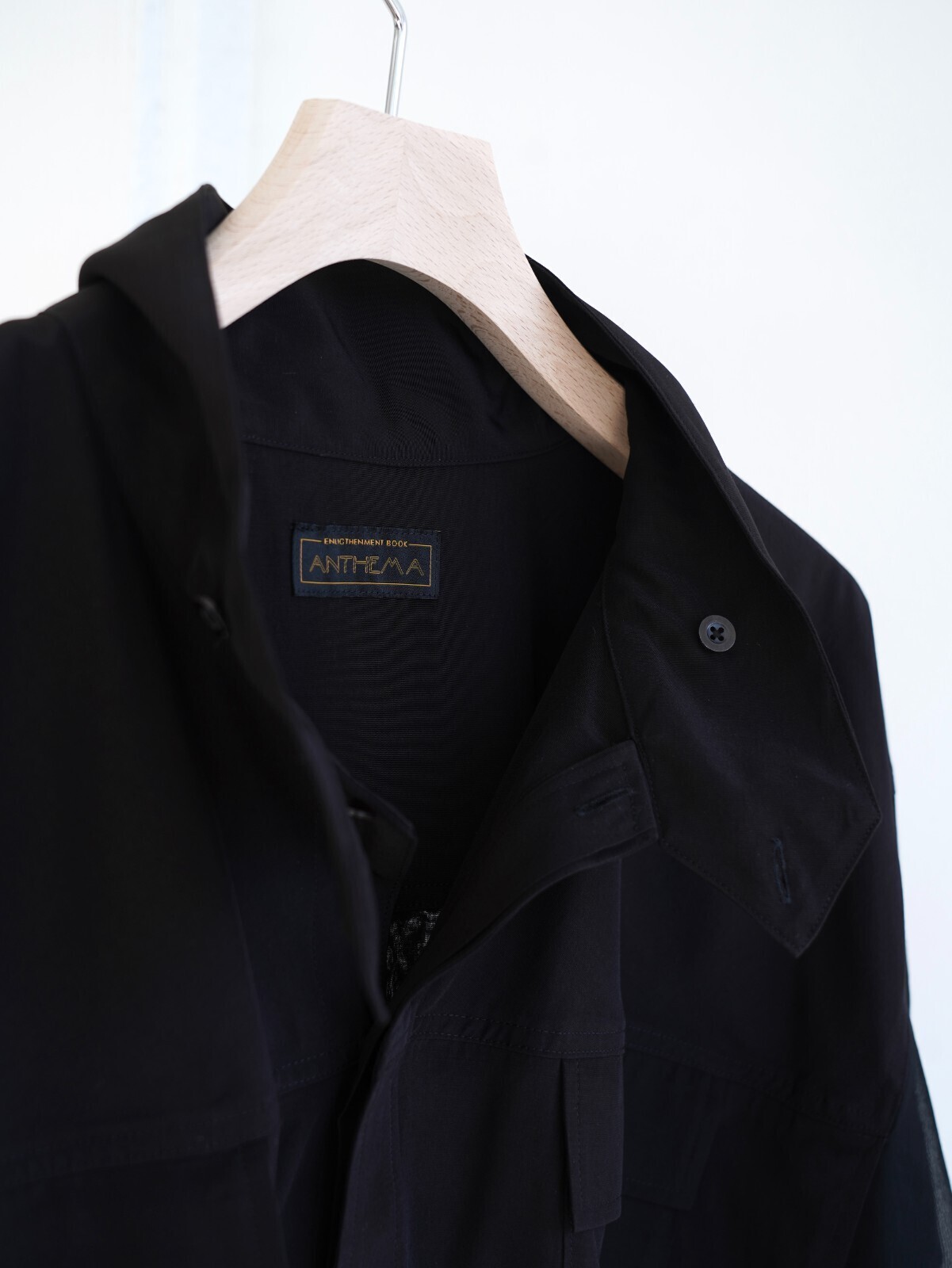 ANTHEM A WOMENS & MENS SHEER COTTON DOLMAN SHIRTS BLOUSON IMAGE19