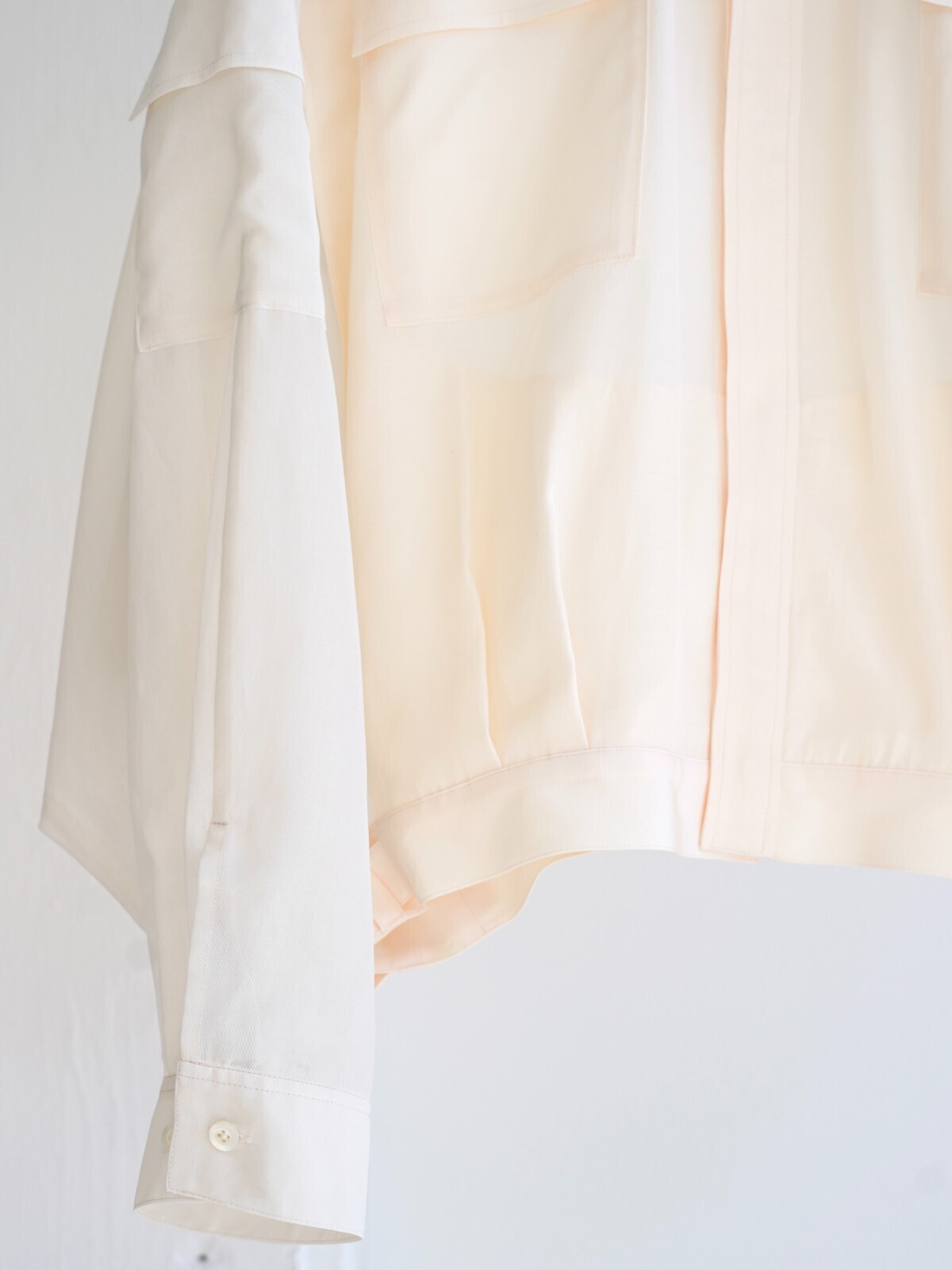 ANTHEM A WOMENS & MENS SHEER COTTON DOLMAN SHIRTS BLOUSON IMAGE11