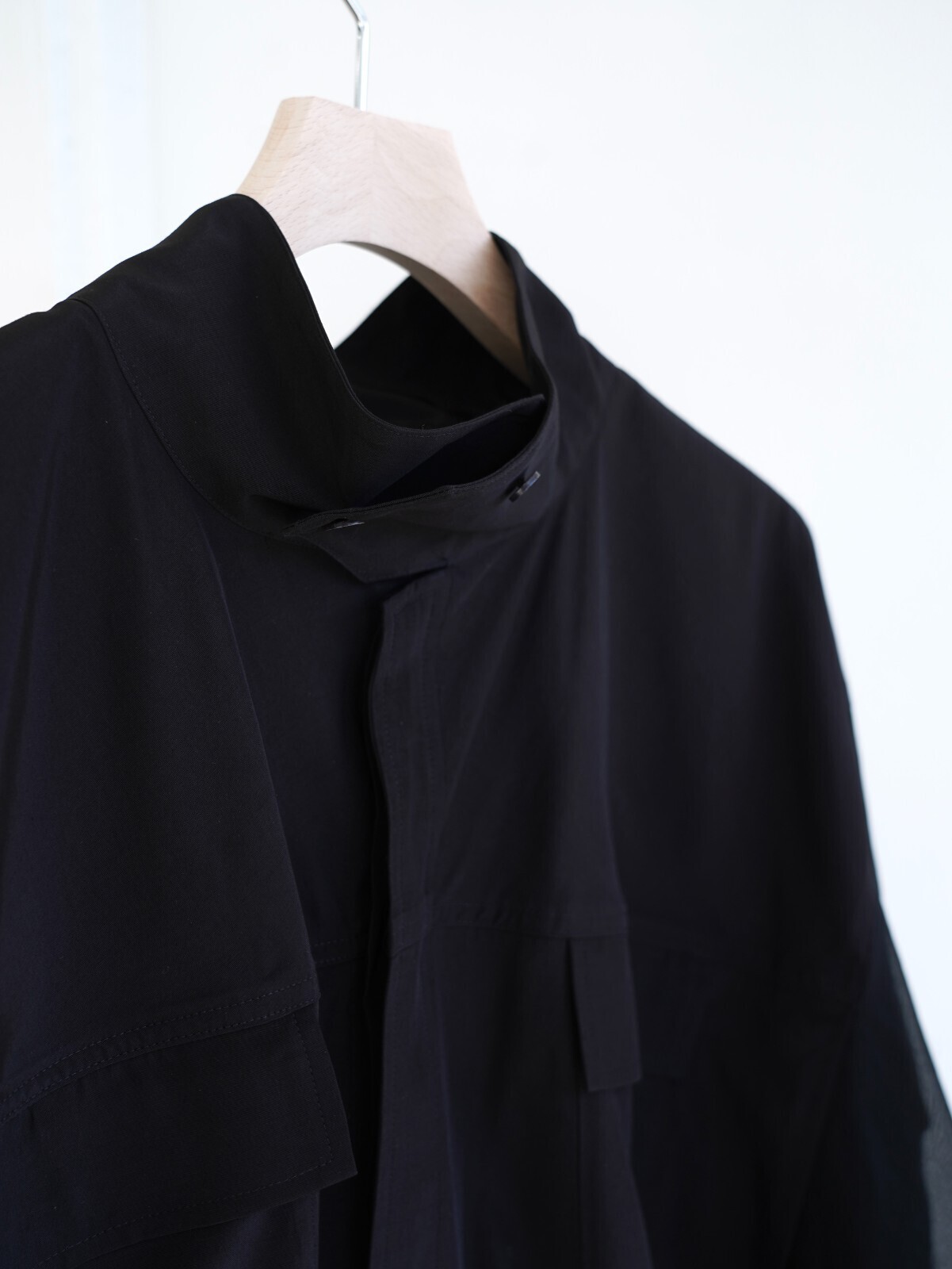 ANTHEM A WOMENS & MENS SHEER COTTON DOLMAN SHIRTS BLOUSON IMAGE18