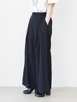 ANTHEM A 女士 & 男士 SILKY VISCOSE 2TUCK FLARE EASY PANTS 图片4