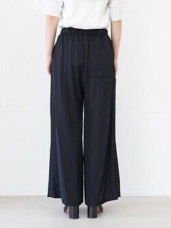 ANTHEM A 女士 & 男士 SILKY VISCOSE 2TUCK FLARE EASY PANTS 图片3