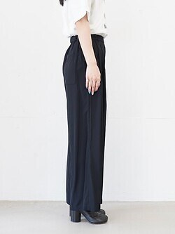 ANTHEM A 女士 & 男士 SILKY VISCOSE 2TUCK FLARE EASY PANTS 图片2
