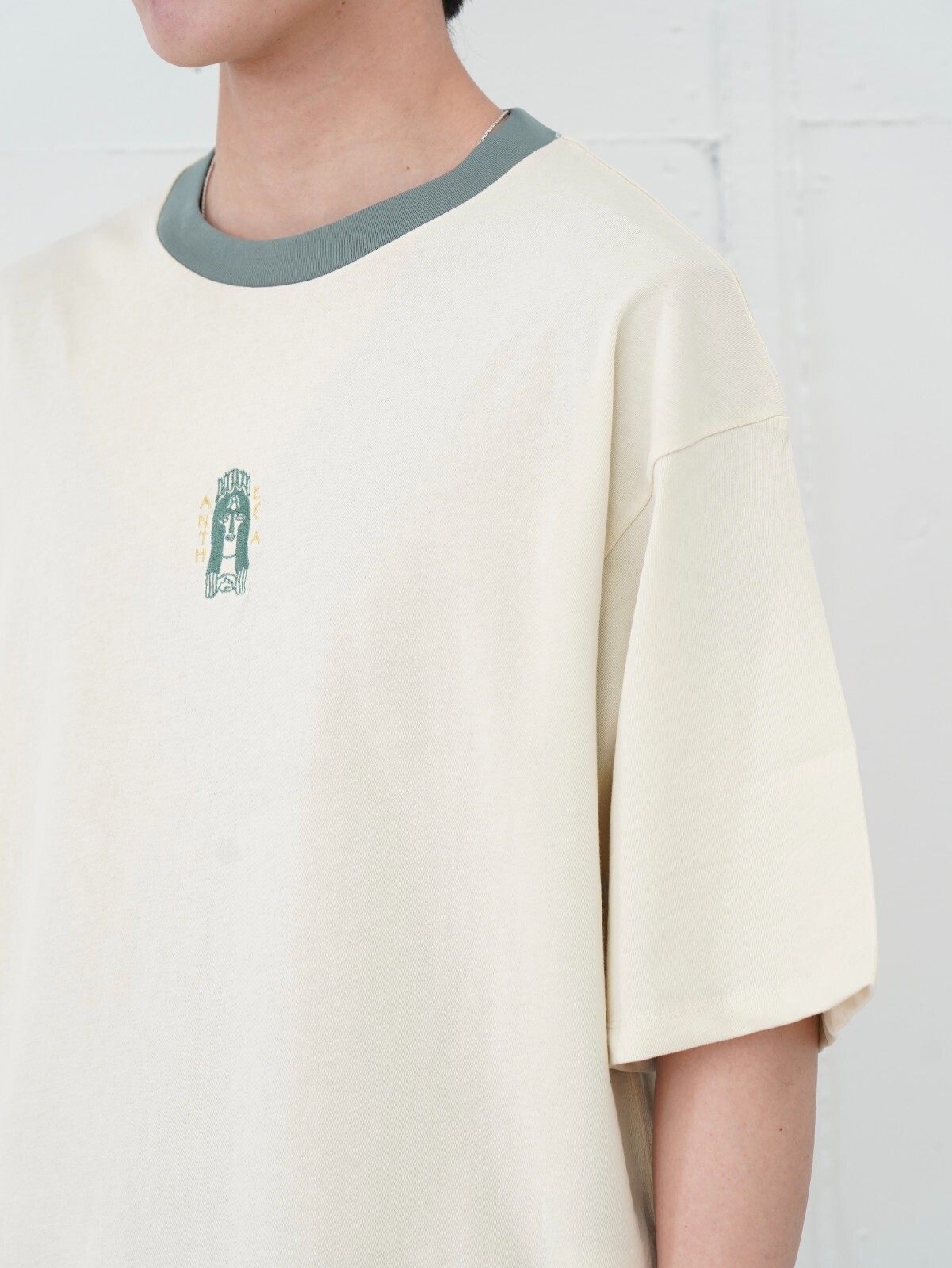 アンセム エー レディース & メンズ "Athena" エンブロイダリーTシャツ 画像13