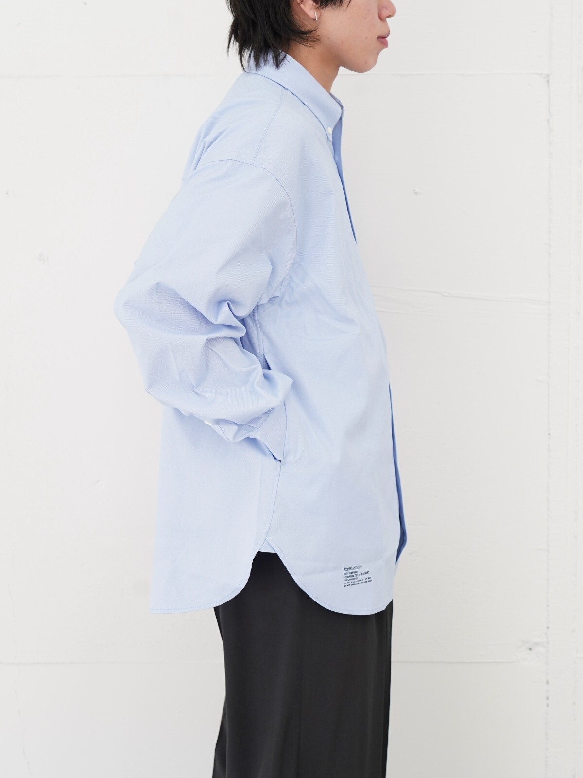 フレッシュサービス レディース & メンズ ドライオックスフォード コーポレートB.Dシャツ 画像9