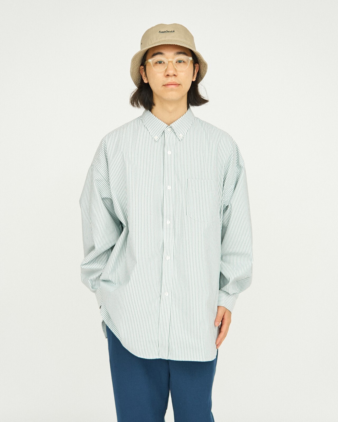 FreshService WOMENS & MENS DRY OXFORD CORPORATE L/S B.D SHIRT (25SS) IMAGE17