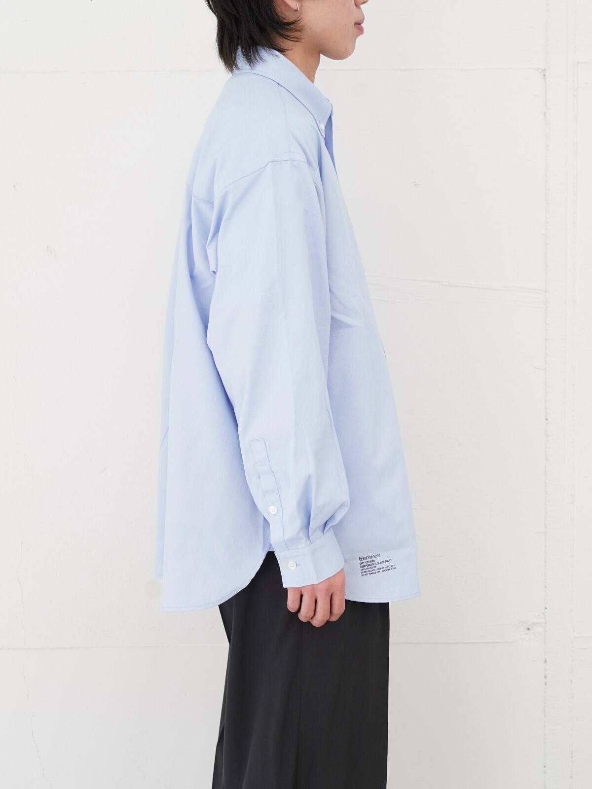 フレッシュサービス レディース & メンズ ドライオックスフォード コーポレートB.Dシャツ 画像8