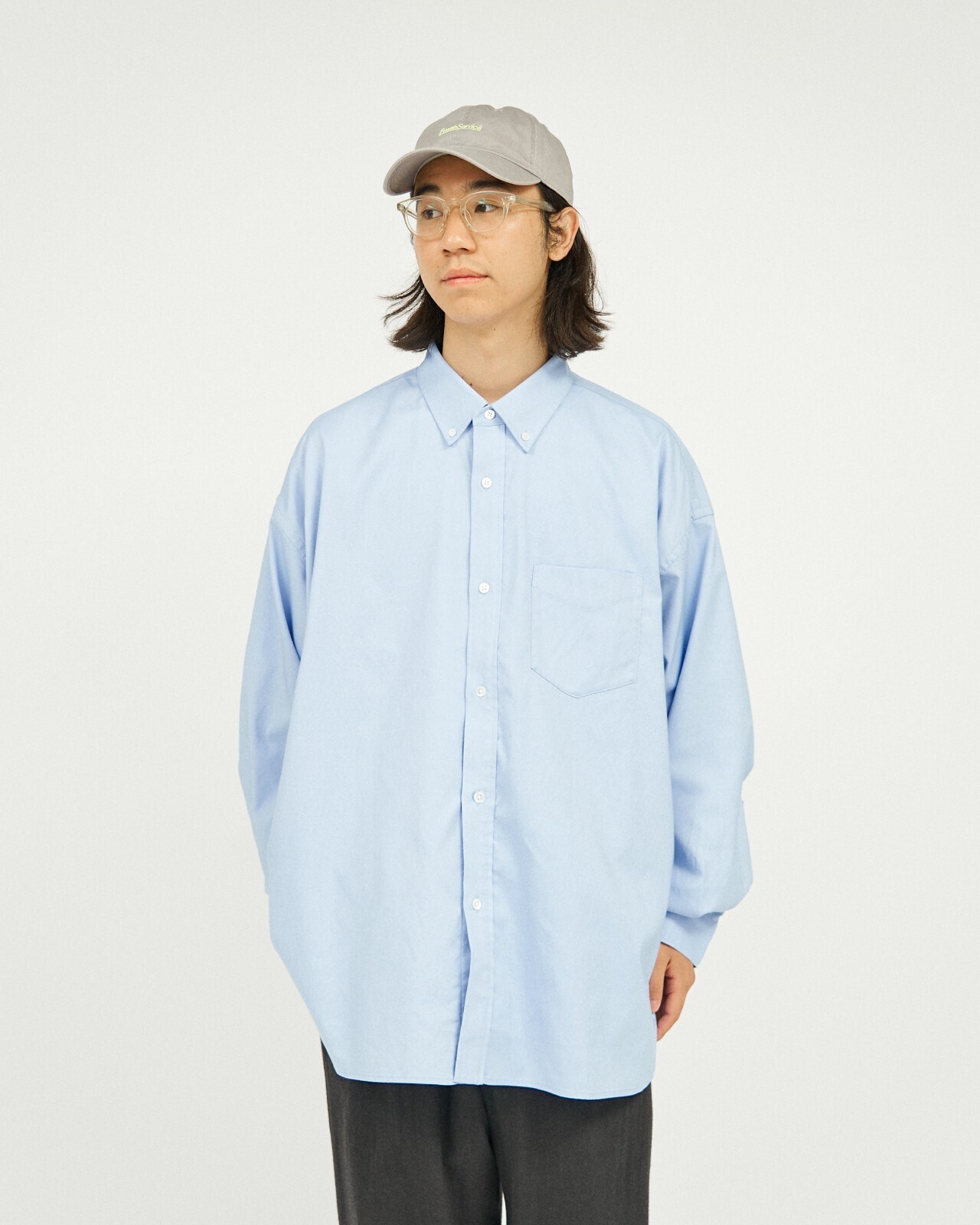 ✨新品✨ フレッシュサービス ドライオックスフォードB.Dシャツ 24SS ✨極美品✨フレッシュサービス ドライオックスフォードB.Dシャツ
