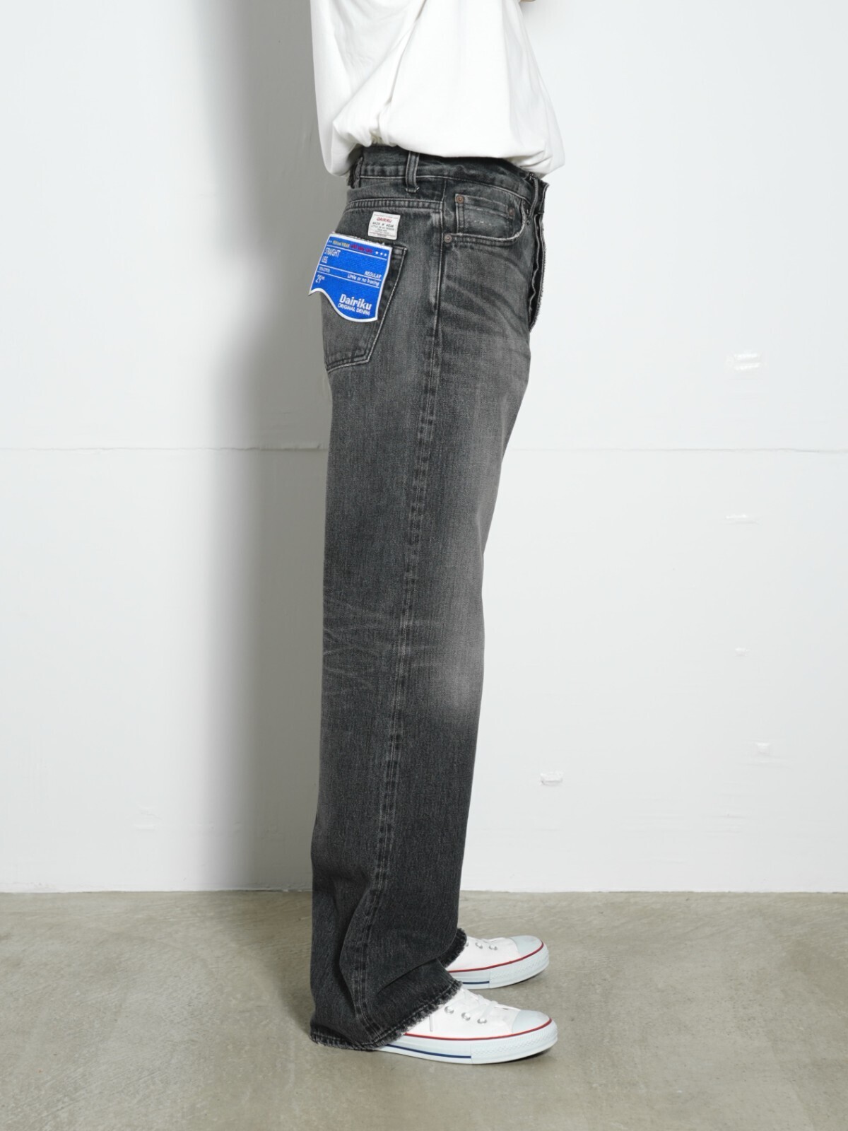 DAIRIKU MENS ”Straight” Mud Vintage Denim Pants  IMAGE13