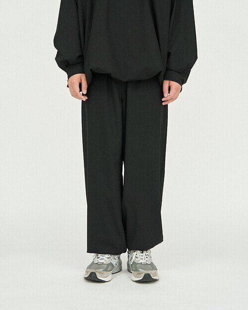 WOOLY CLOTH WIDE TROUSERS｜FreshService 남성