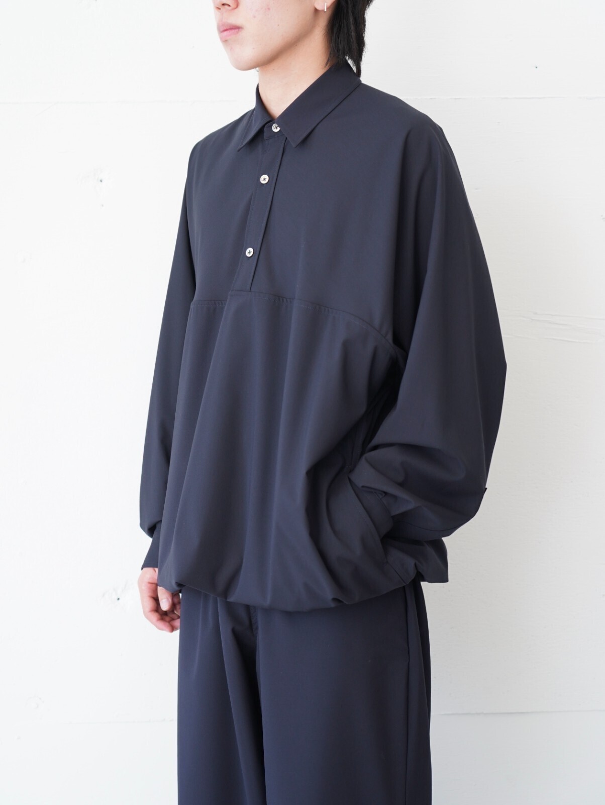 フレッシュサービス レディース & メンズ ウーリークロスアノラックシャツ 画像10