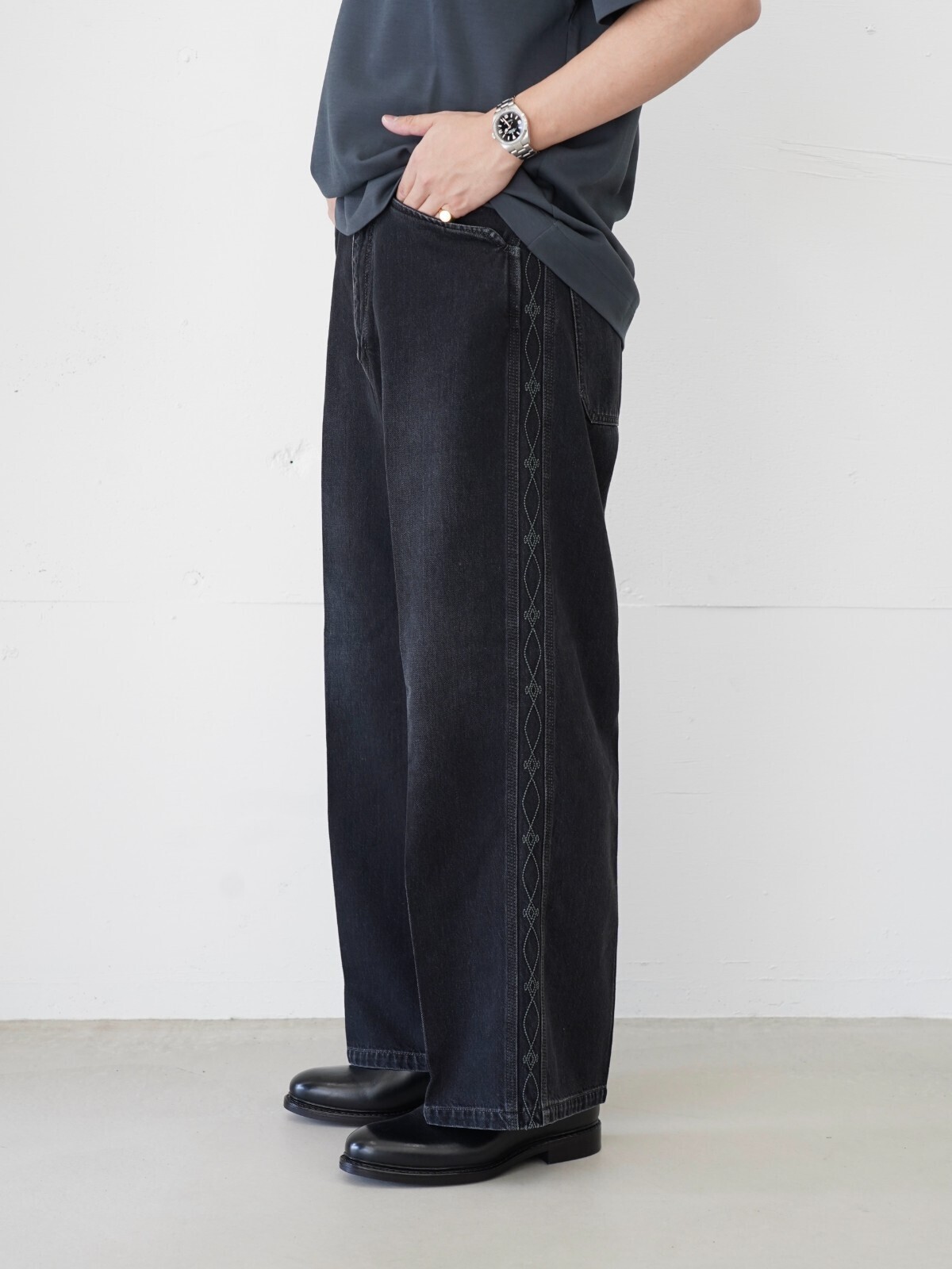 SARTO 男士 PANTS TYPE 013 (WIDE EMBROIDERY PANTS) (25SS) 图片25