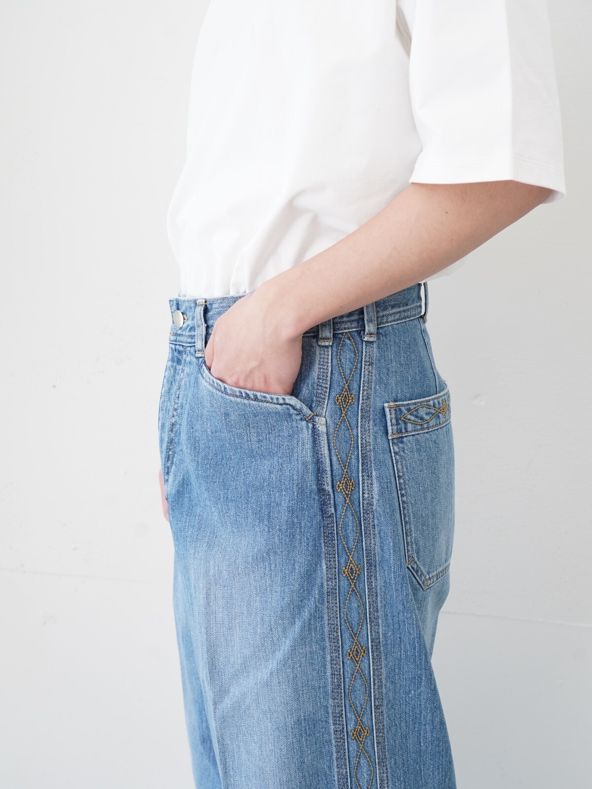 SARTO 男士 PANTS TYPE 013 (WIDE EMBROIDERY PANTS) (25SS) 图片5