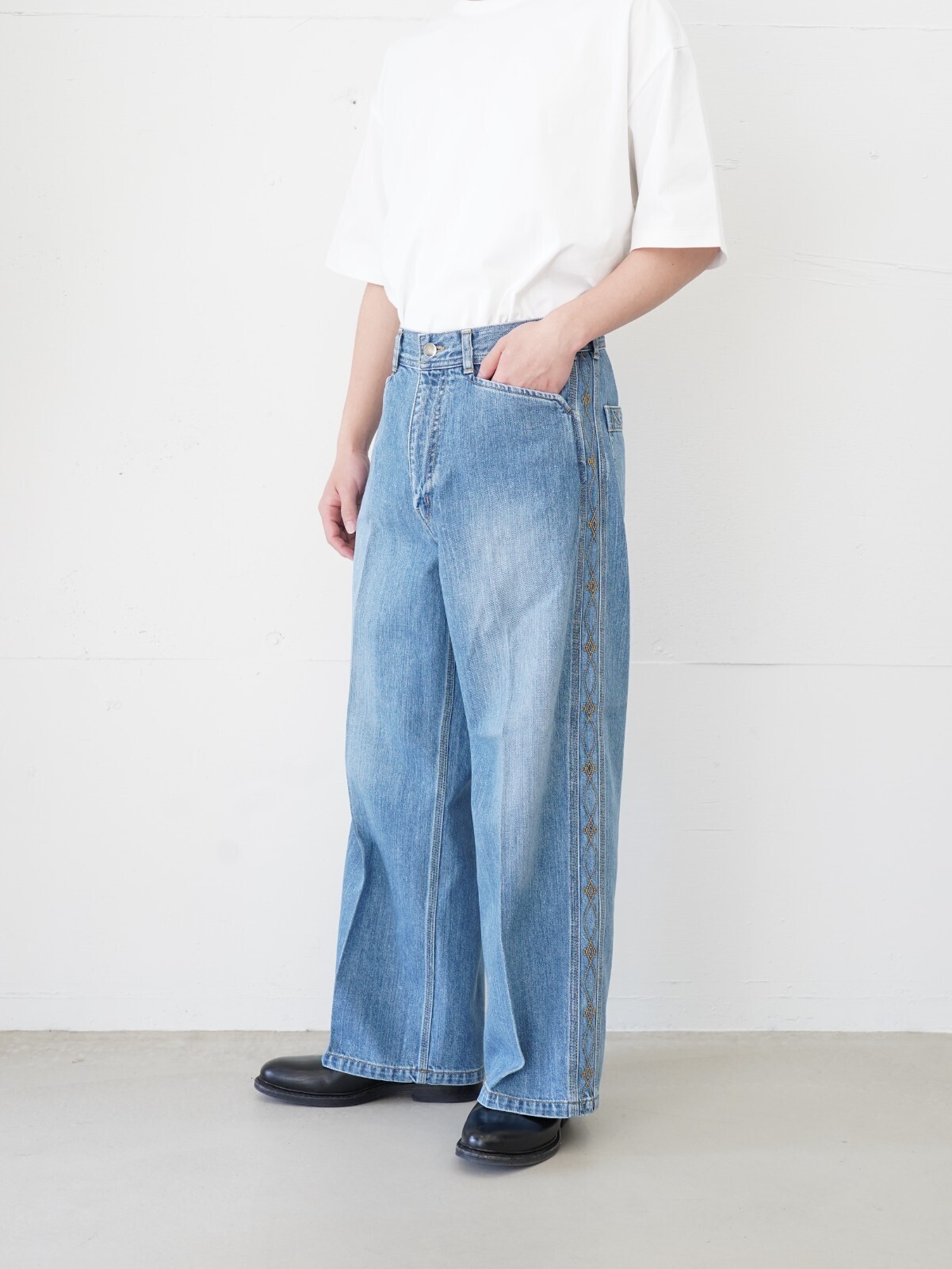 SARTO 男士 PANTS TYPE 013 (WIDE EMBROIDERY PANTS) (25SS) 图片4