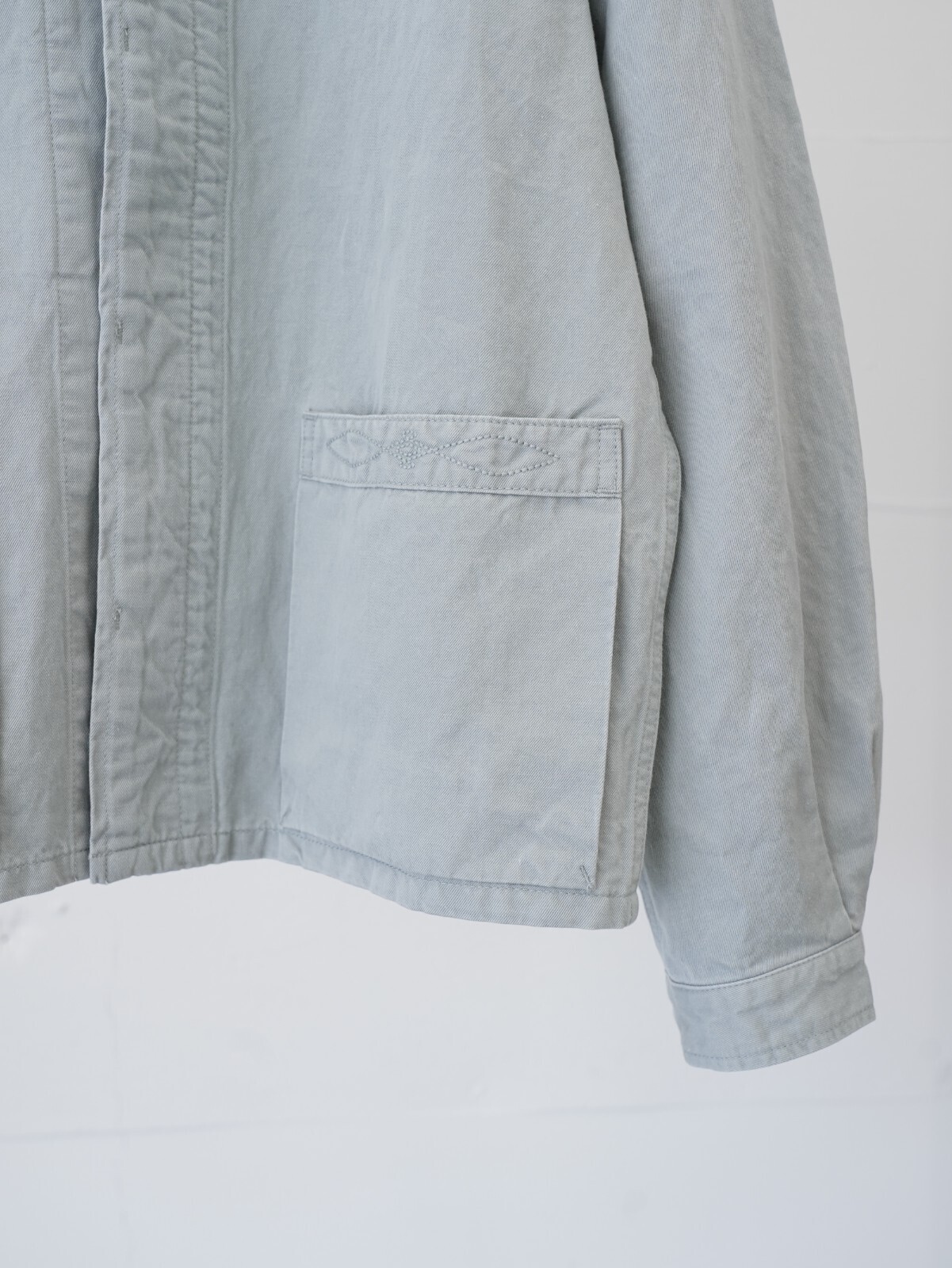 サルト メンズ コットンリネンツイル ショートジャケット 画像10