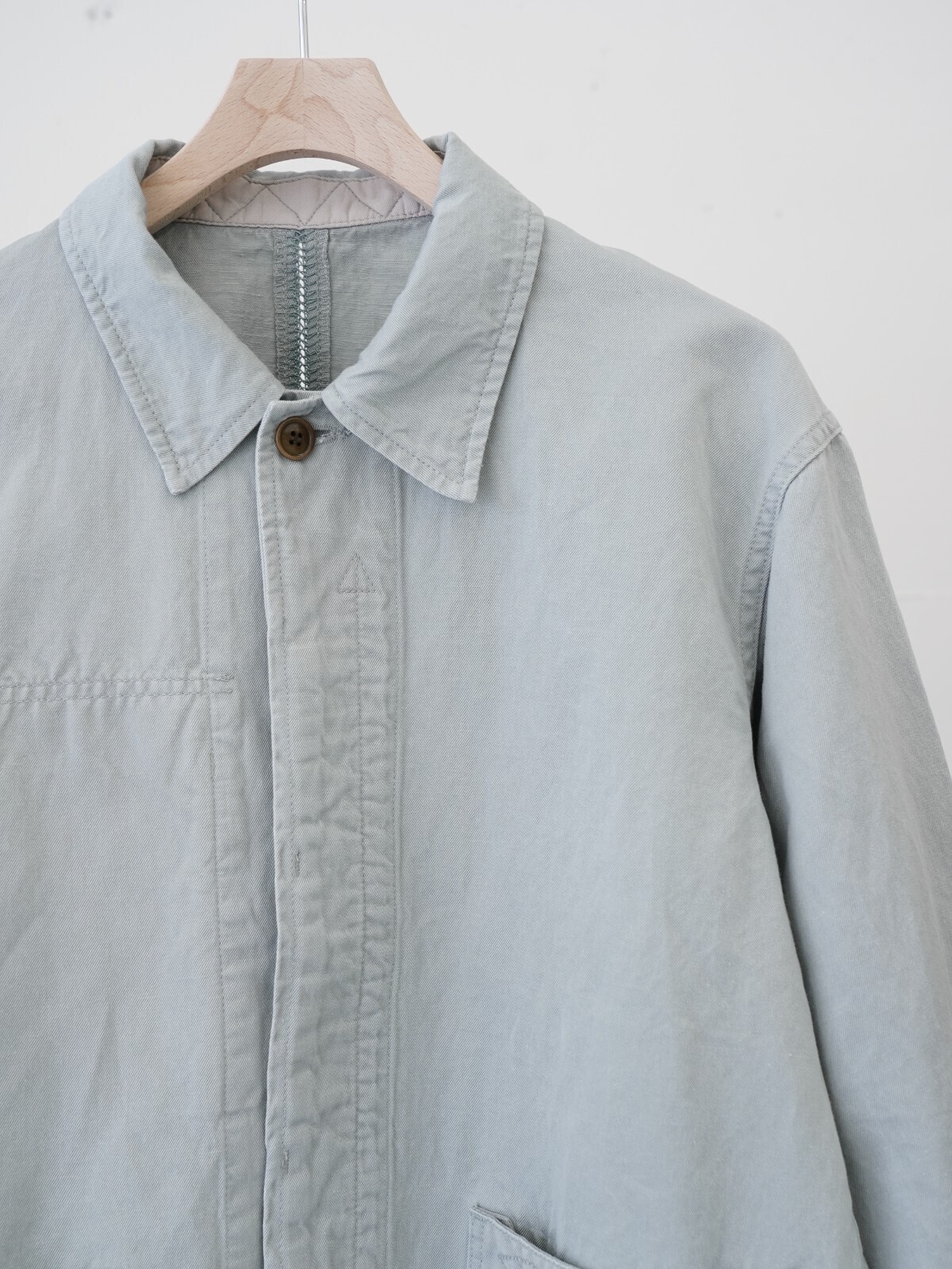 サルト メンズ コットンリネンツイル ショートジャケット 画像9